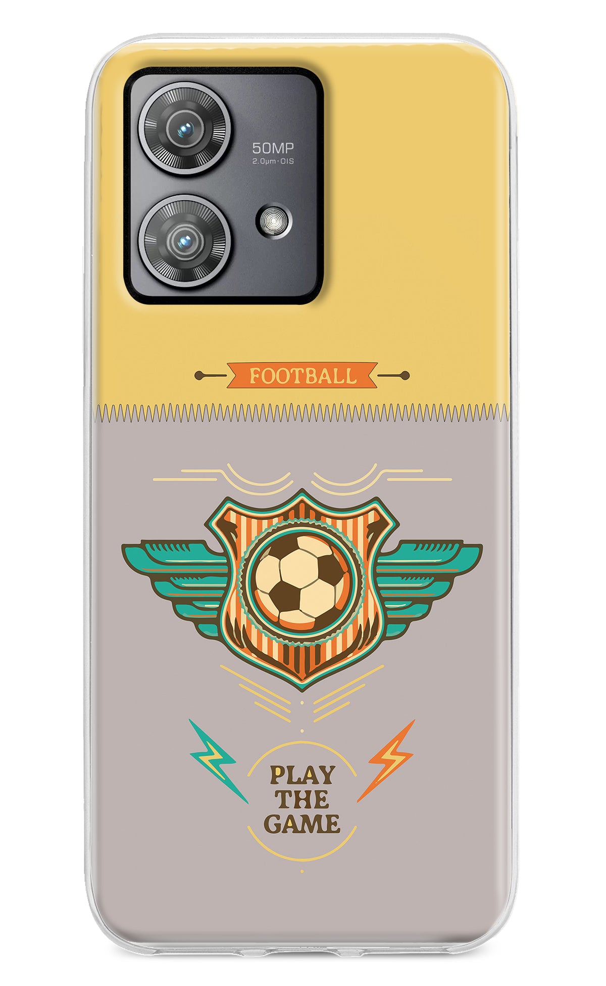 Football Moto Edge 40 Neo Back Cover