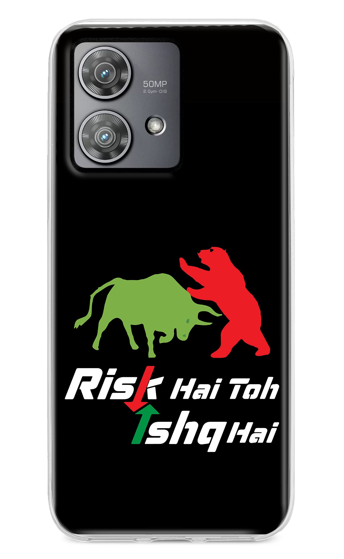 Risk Hai Toh Ishq Hai Moto Edge 40 Neo Back Cover