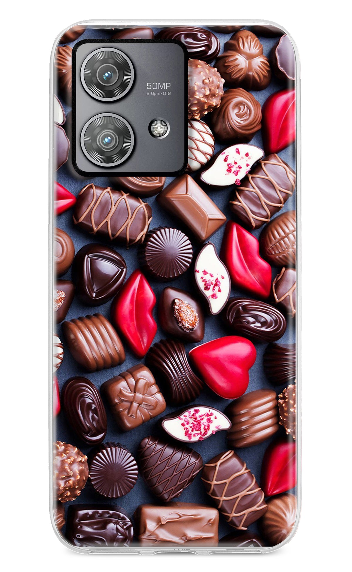 Chocolates Moto Edge 40 Neo Back Cover