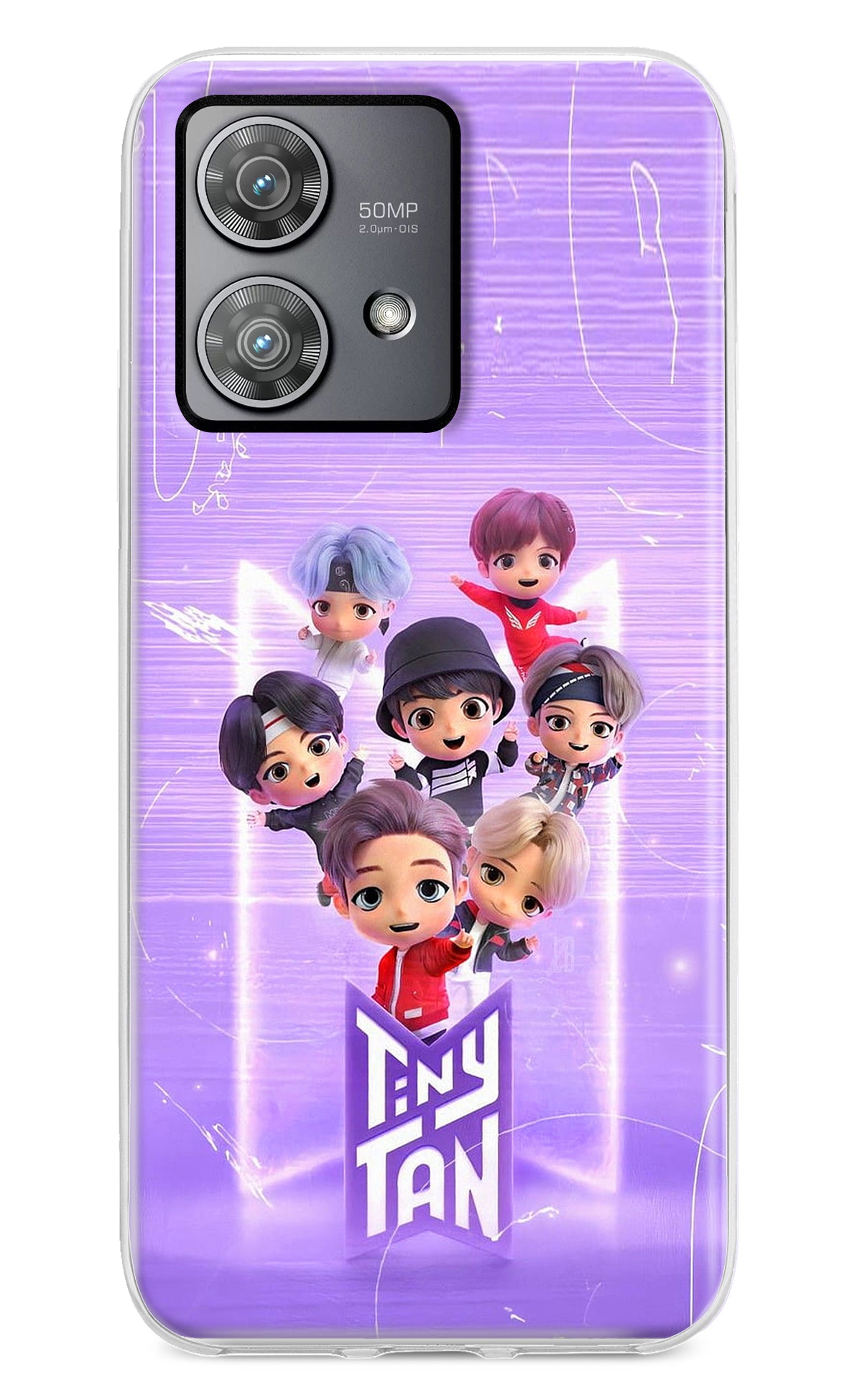 BTS Tiny Tan Moto Edge 40 Neo Back Cover