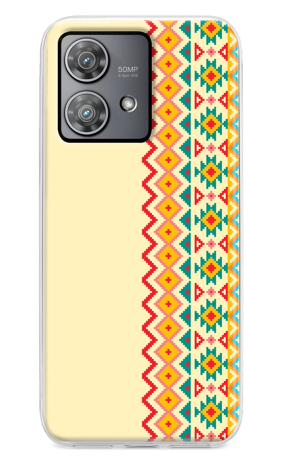 Ethnic Seamless Moto Edge 40 Neo Back Cover