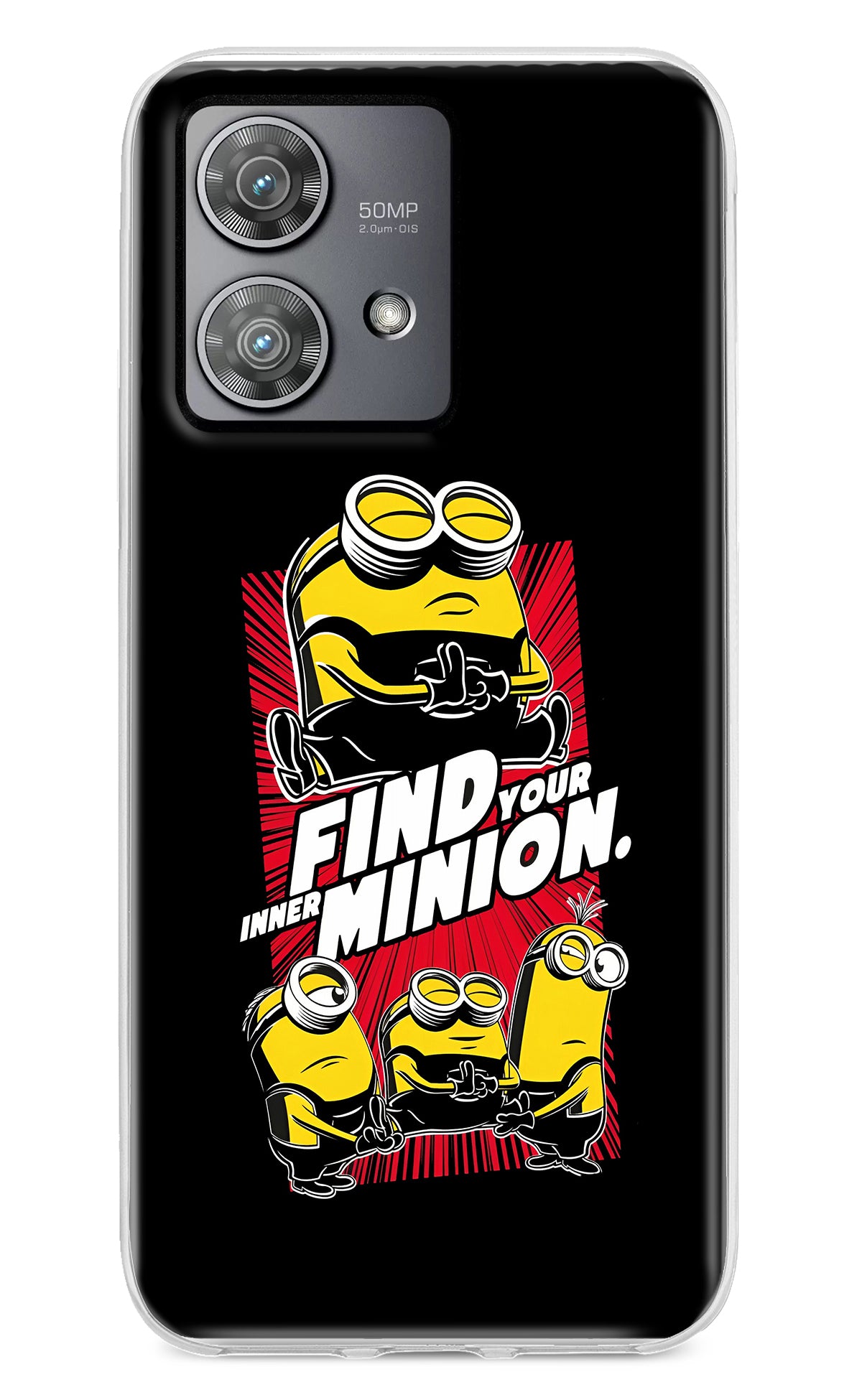 Find your inner Minion Moto Edge 40 Neo Back Cover