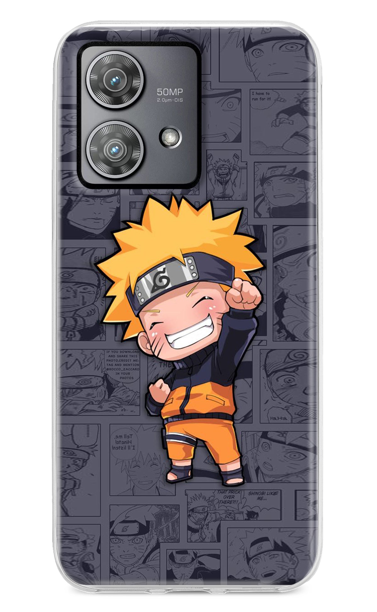 Chota Naruto Moto Edge 40 Neo Back Cover