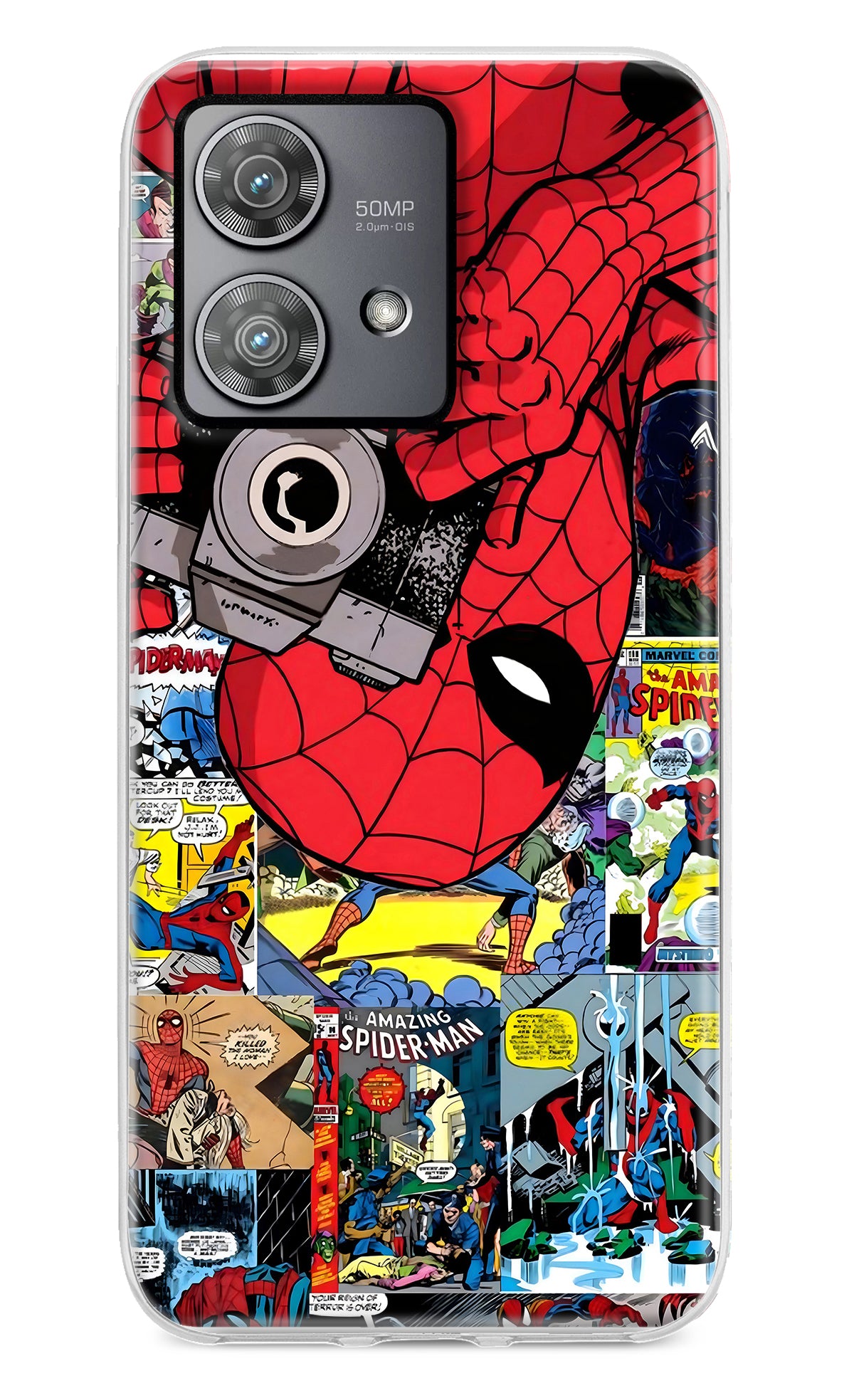 Spider Man Moto Edge 40 Neo Back Cover
