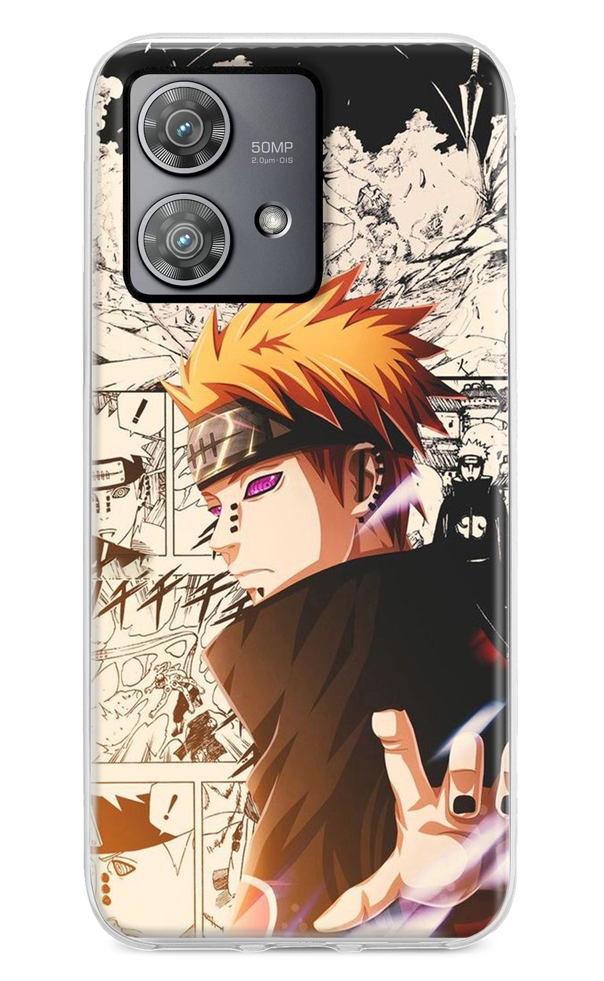 Pain Anime Moto Edge 40 Neo Back Cover