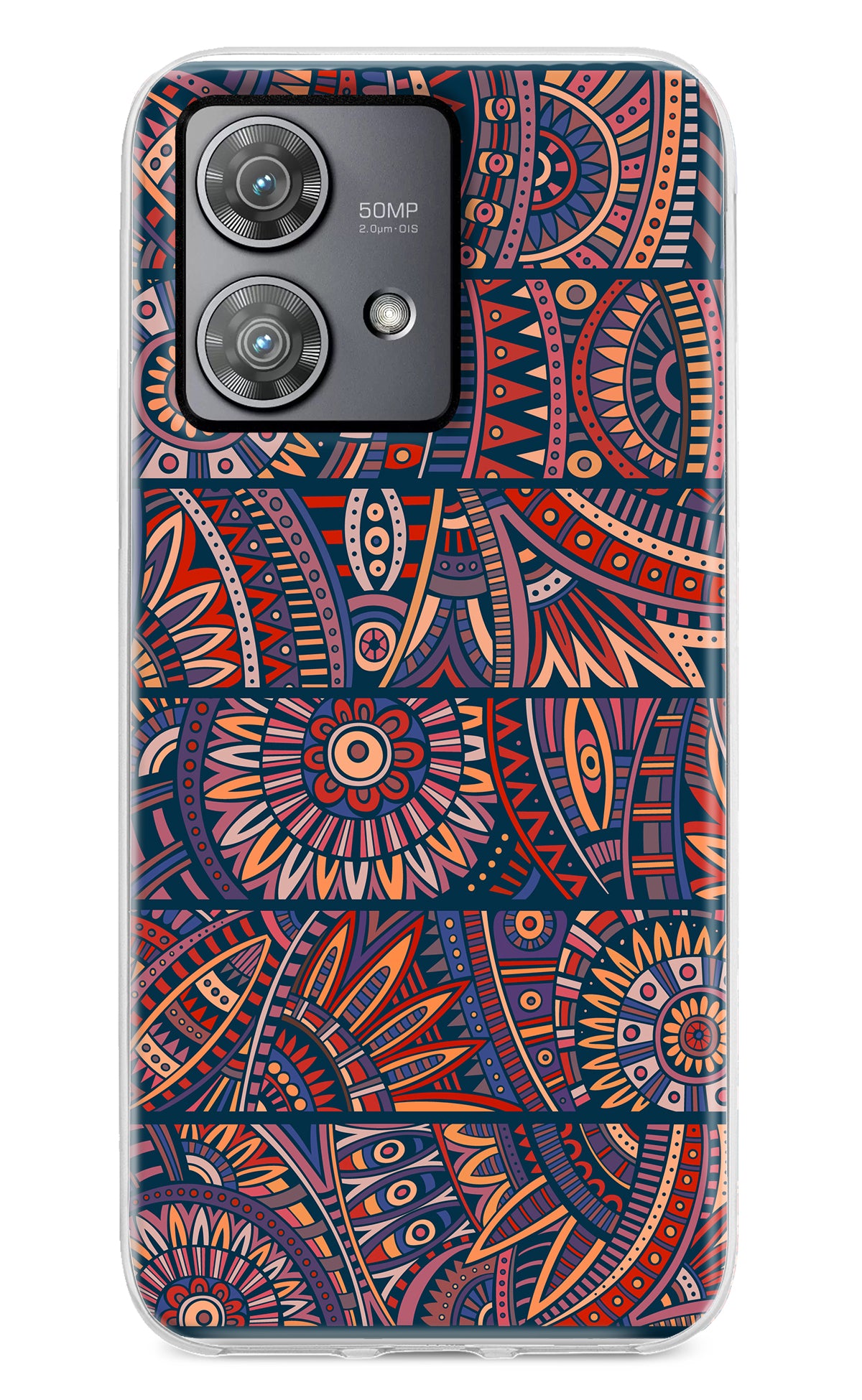 African Culture Design Moto Edge 40 Neo Back Cover