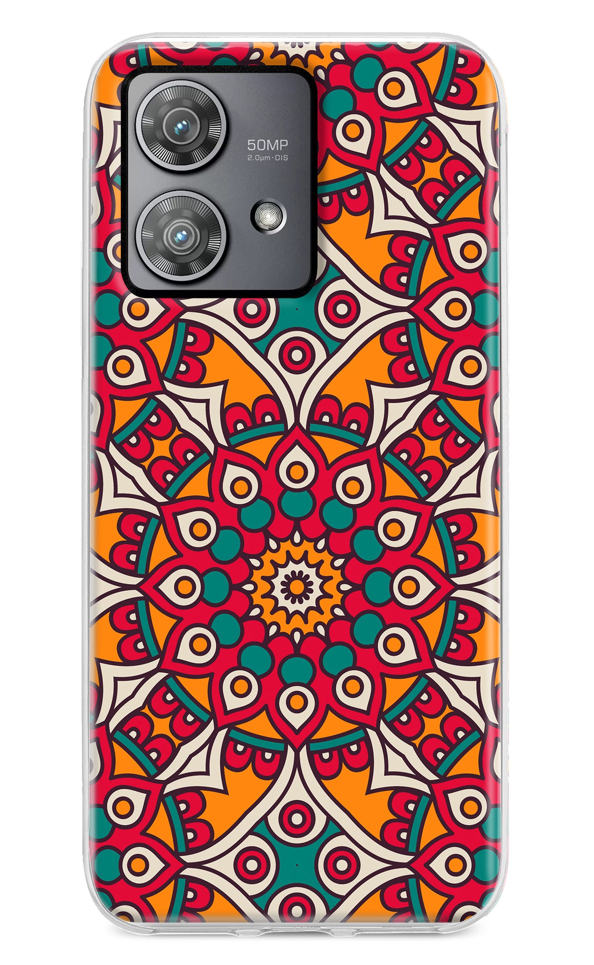 Mandala Art Moto Edge 40 Neo Back Cover