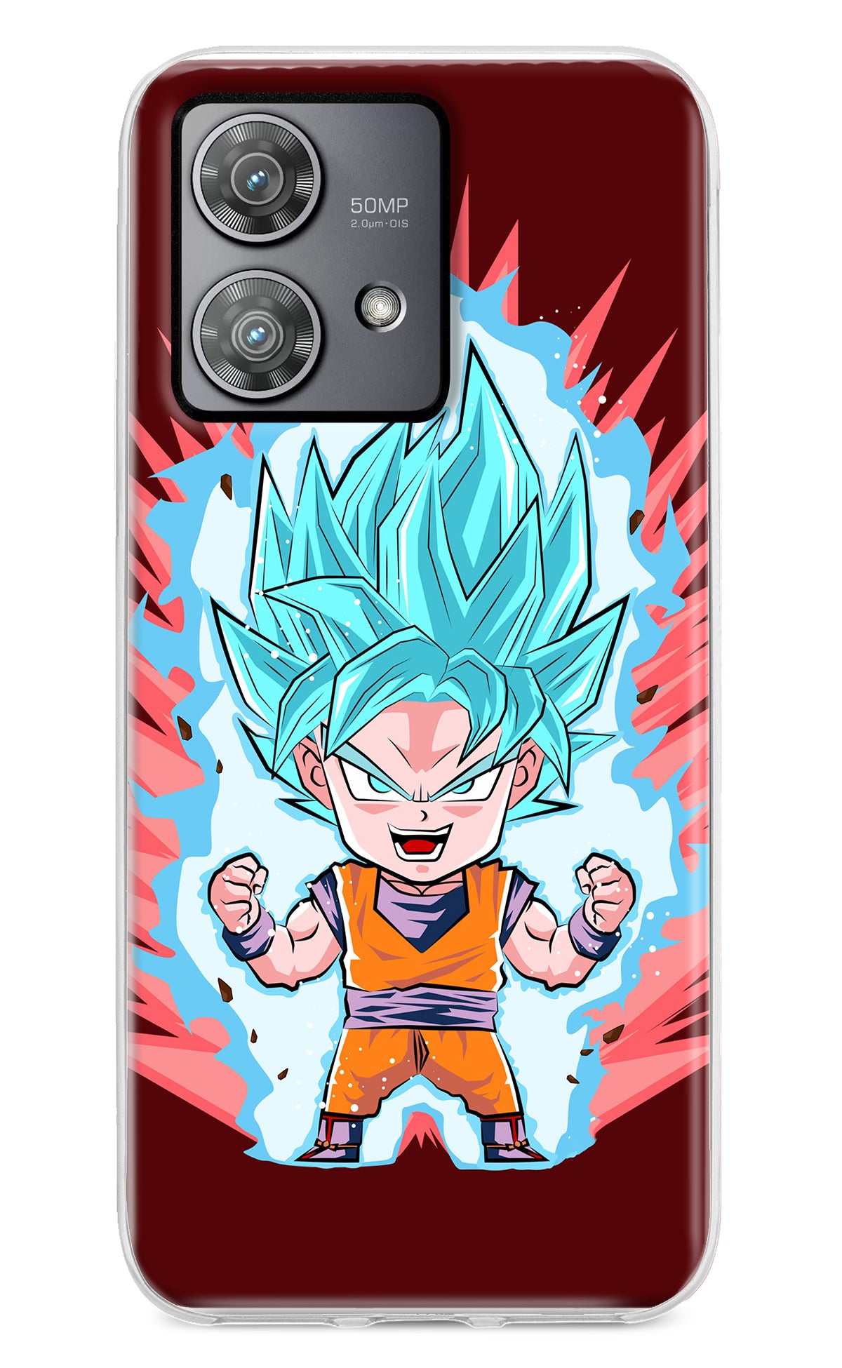 Goku Little Moto Edge 40 Neo Back Cover