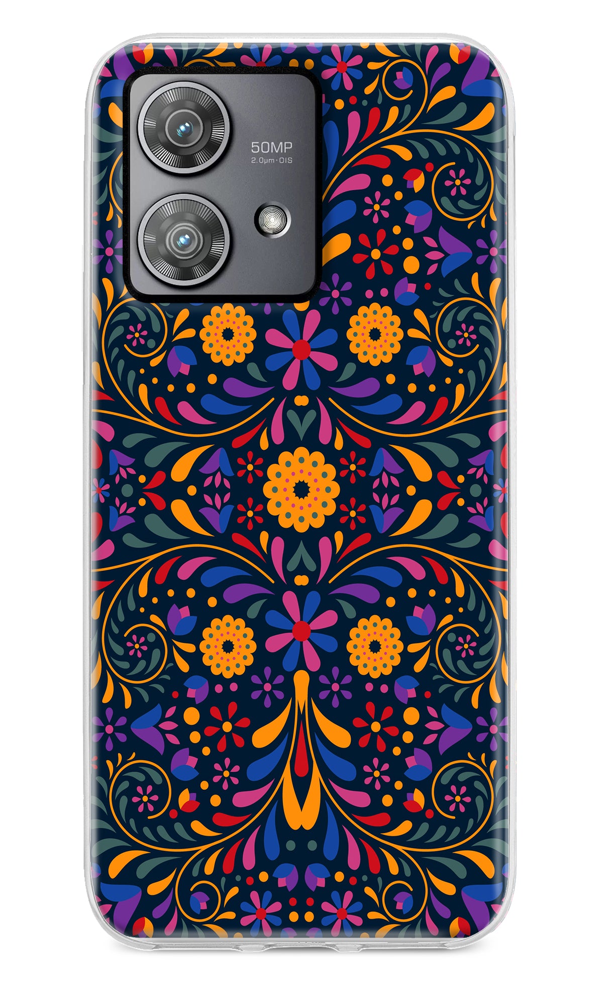 Mexican Art Moto Edge 40 Neo Back Cover