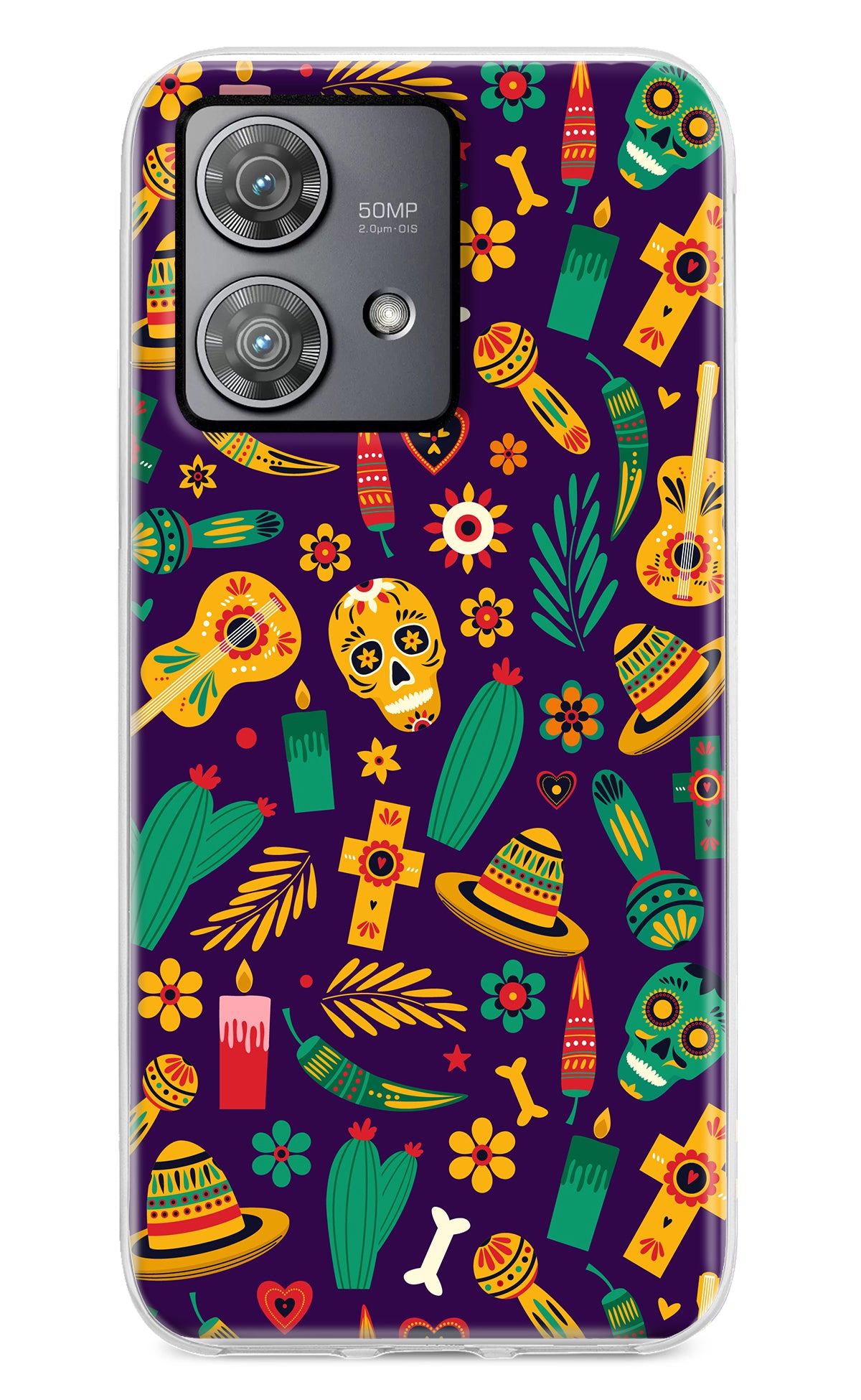 Mexican Artwork Moto Edge 40 Neo Back Cover