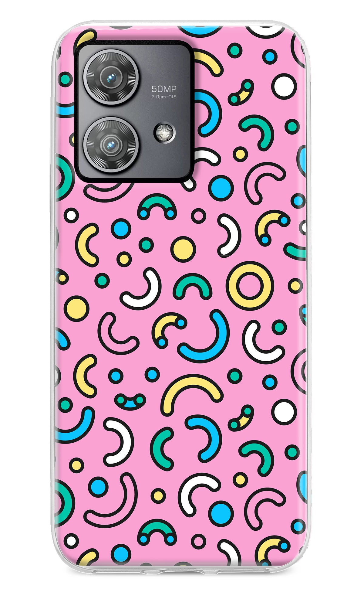 Memphis Design Moto Edge 40 Neo Back Cover