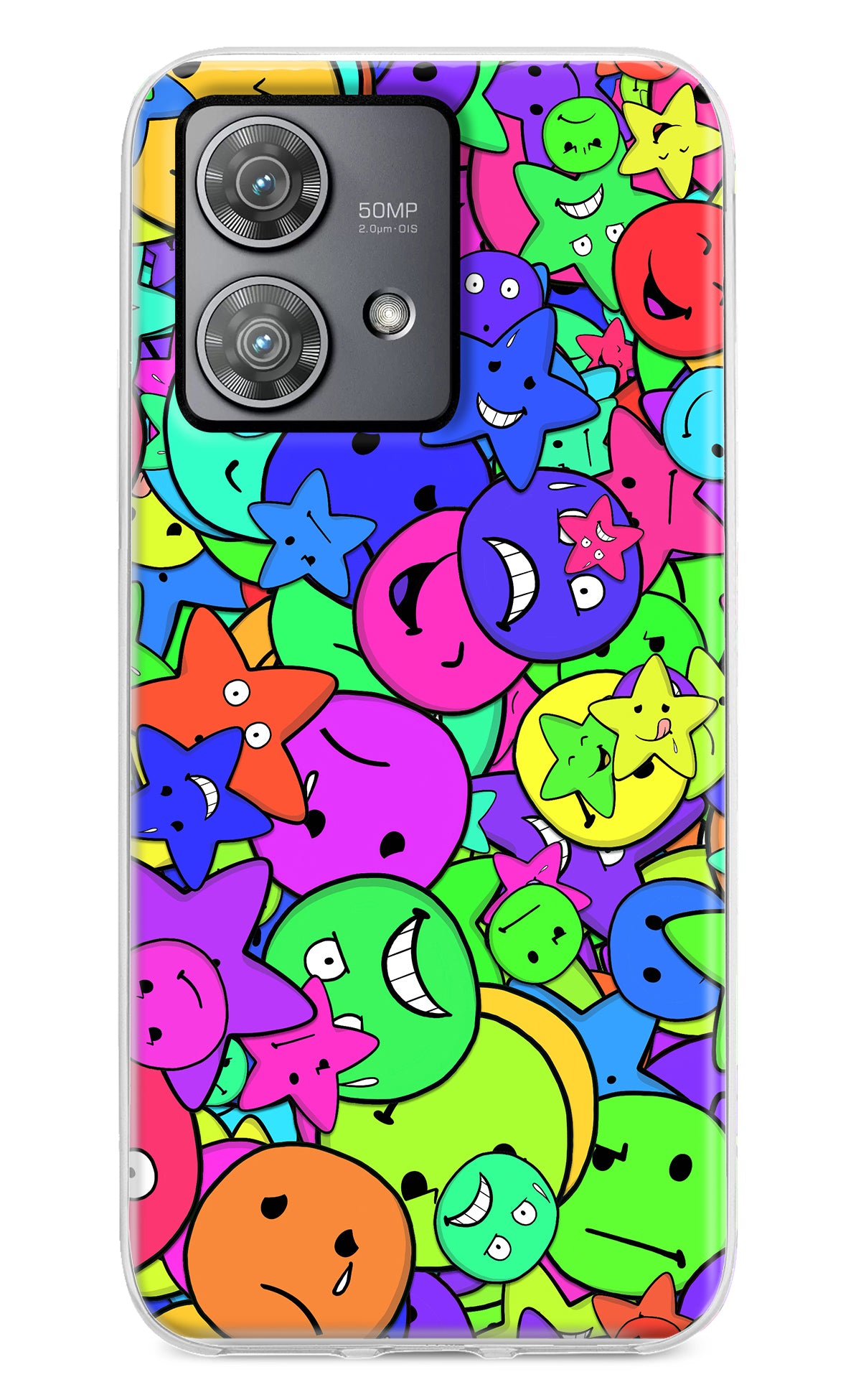 Fun Doodle Moto Edge 40 Neo Back Cover