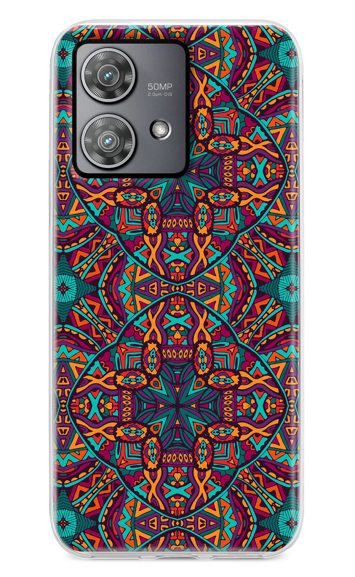 Colour Mandala Moto Edge 40 Neo Back Cover