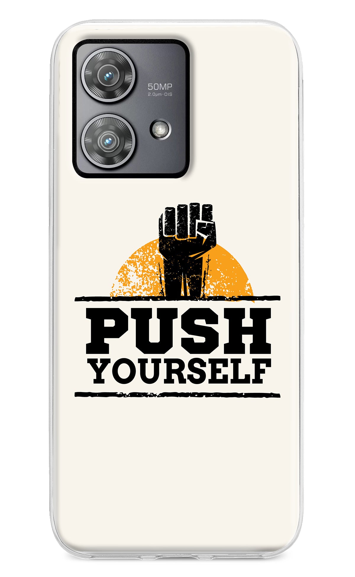 Push Yourself Moto Edge 40 Neo Back Cover