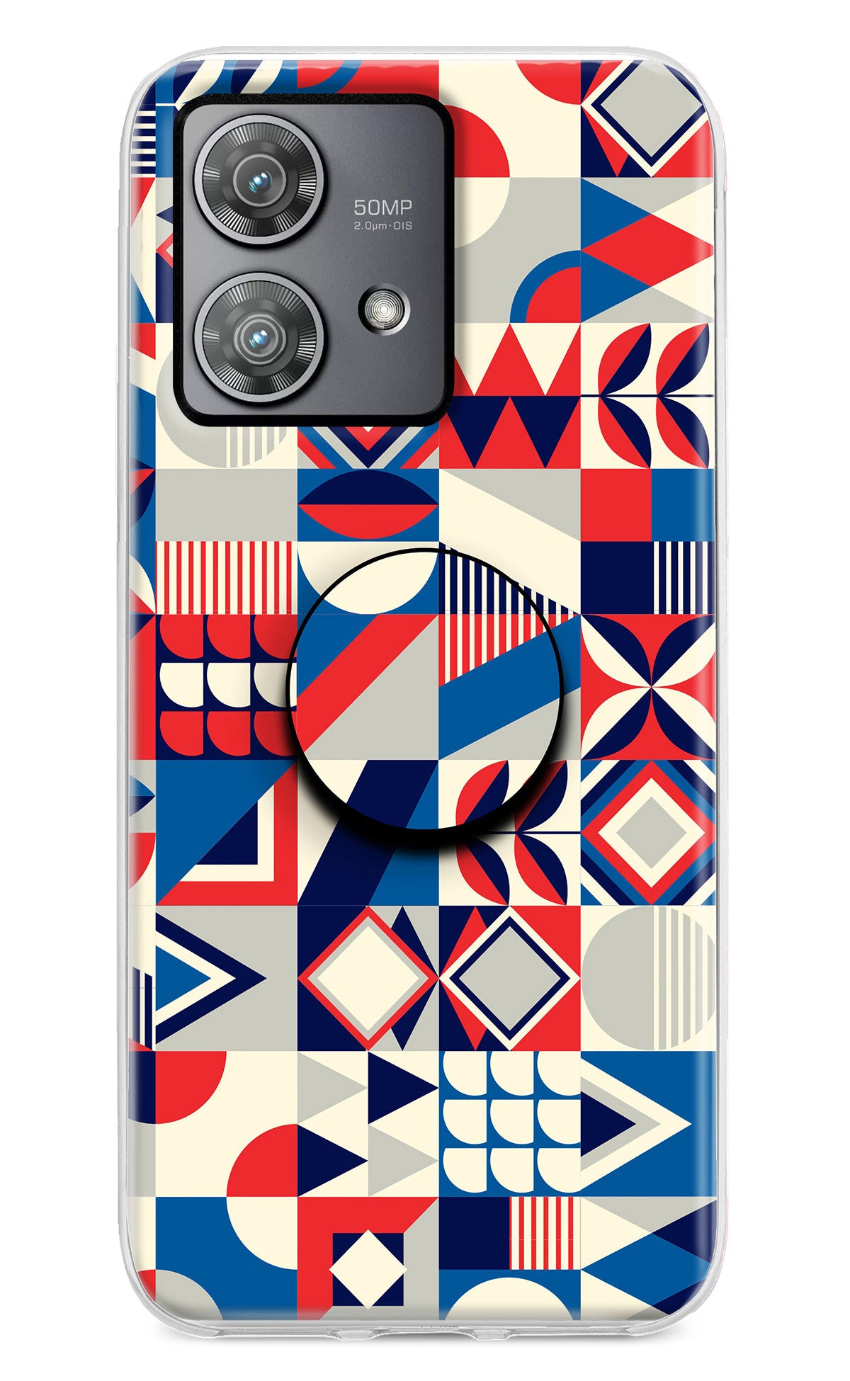 Colorful Pattern Moto Edge 40 Neo Pop Case