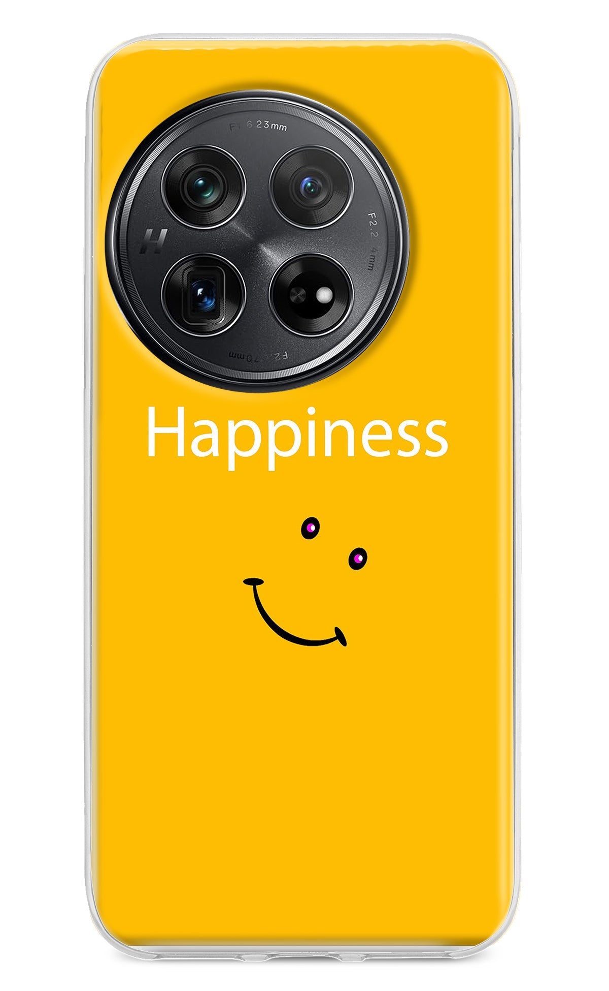 Happiness With Smiley Oneplus 12 Back Cover