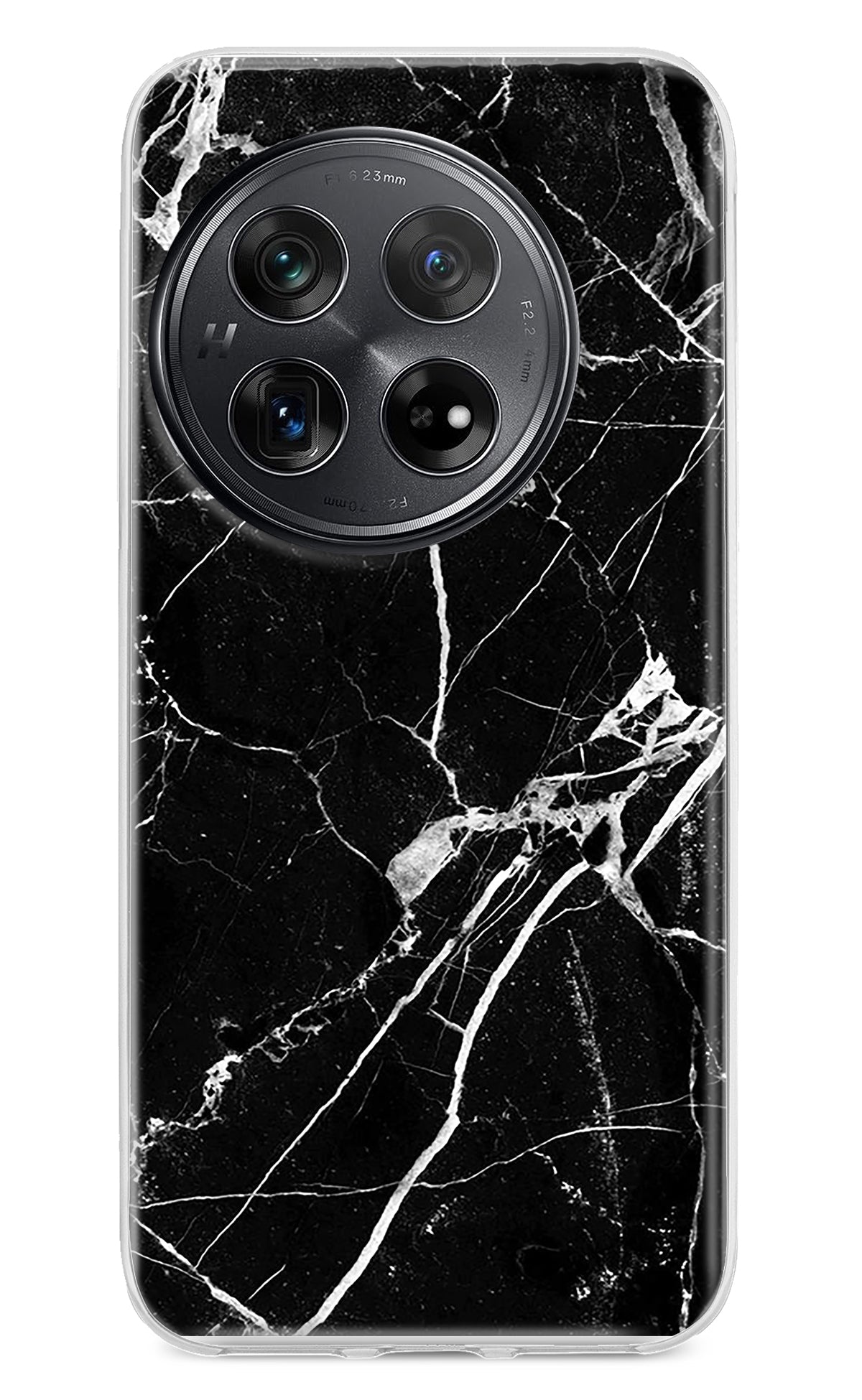 Black Marble Pattern Oneplus 12 Back Cover