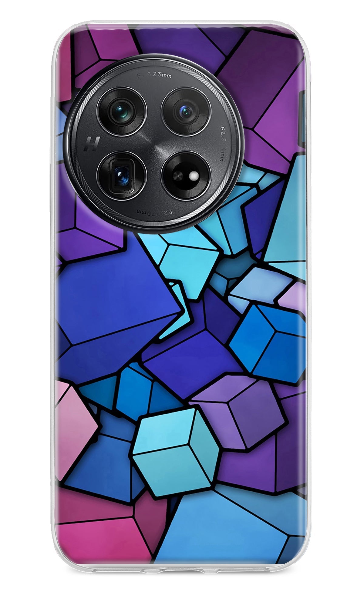 Cubic Abstract Oneplus 12 Back Cover