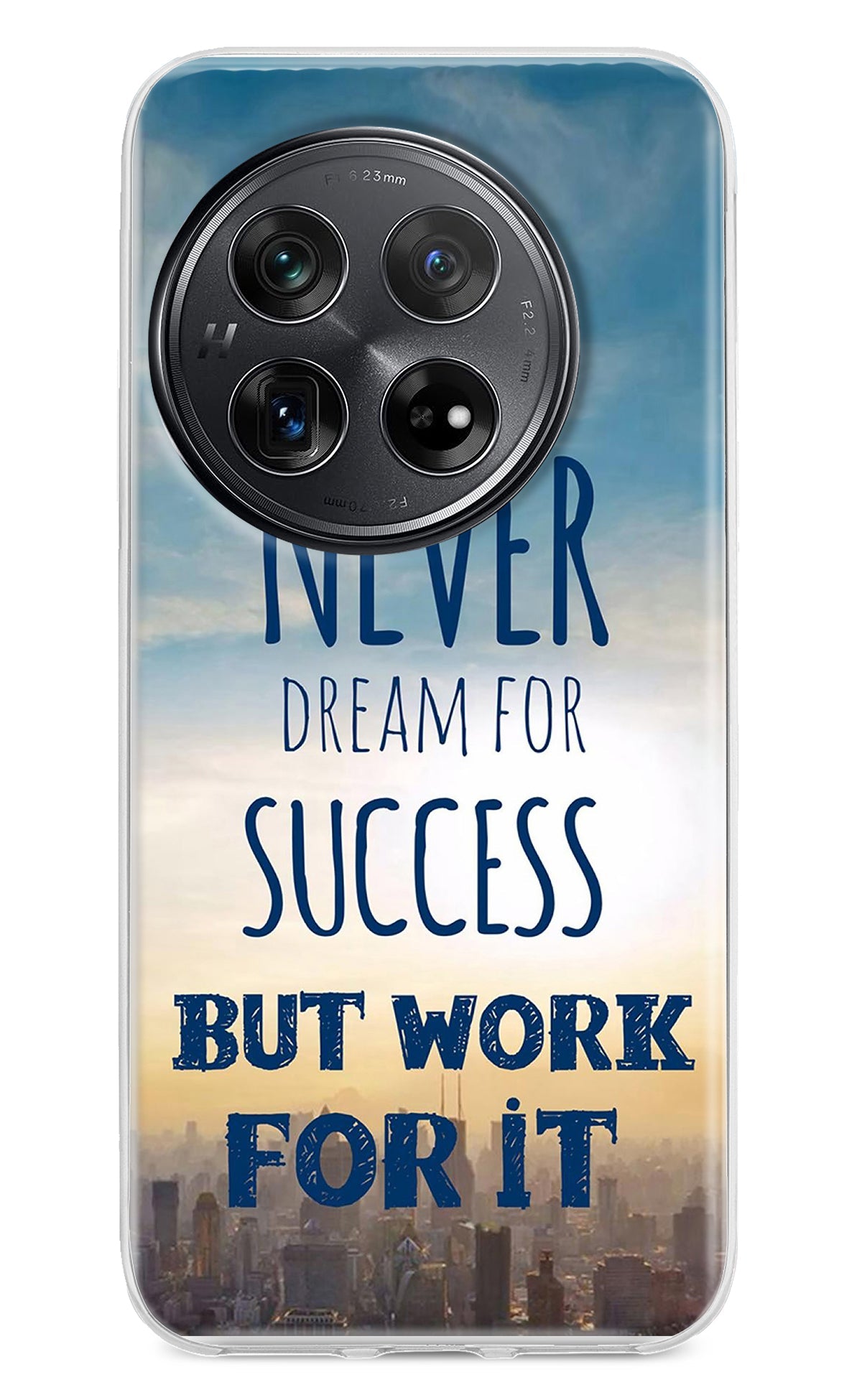 Never Dream For Success But Work For It Oneplus 12 Back Cover