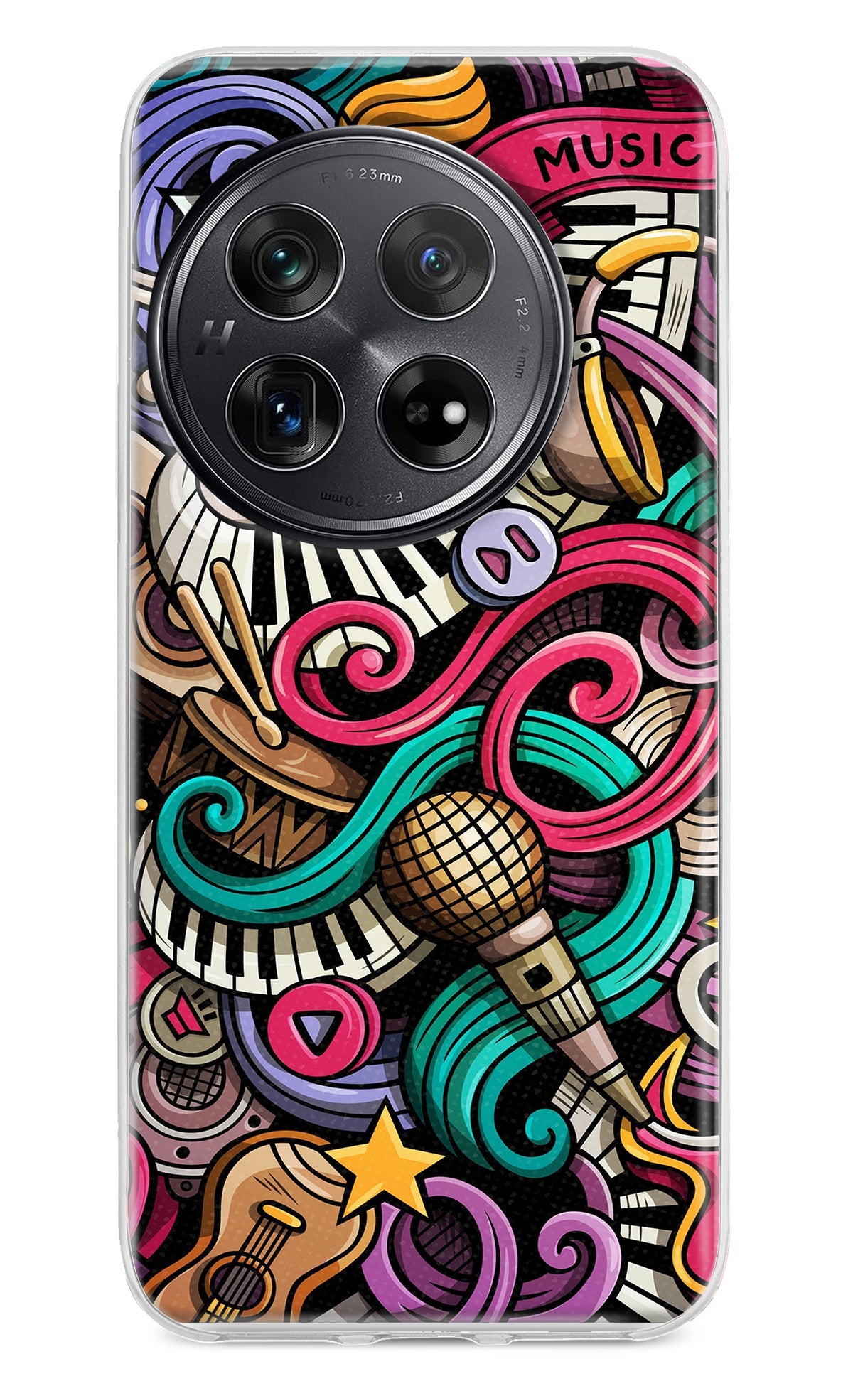 Music Abstract Oneplus 12 Back Cover