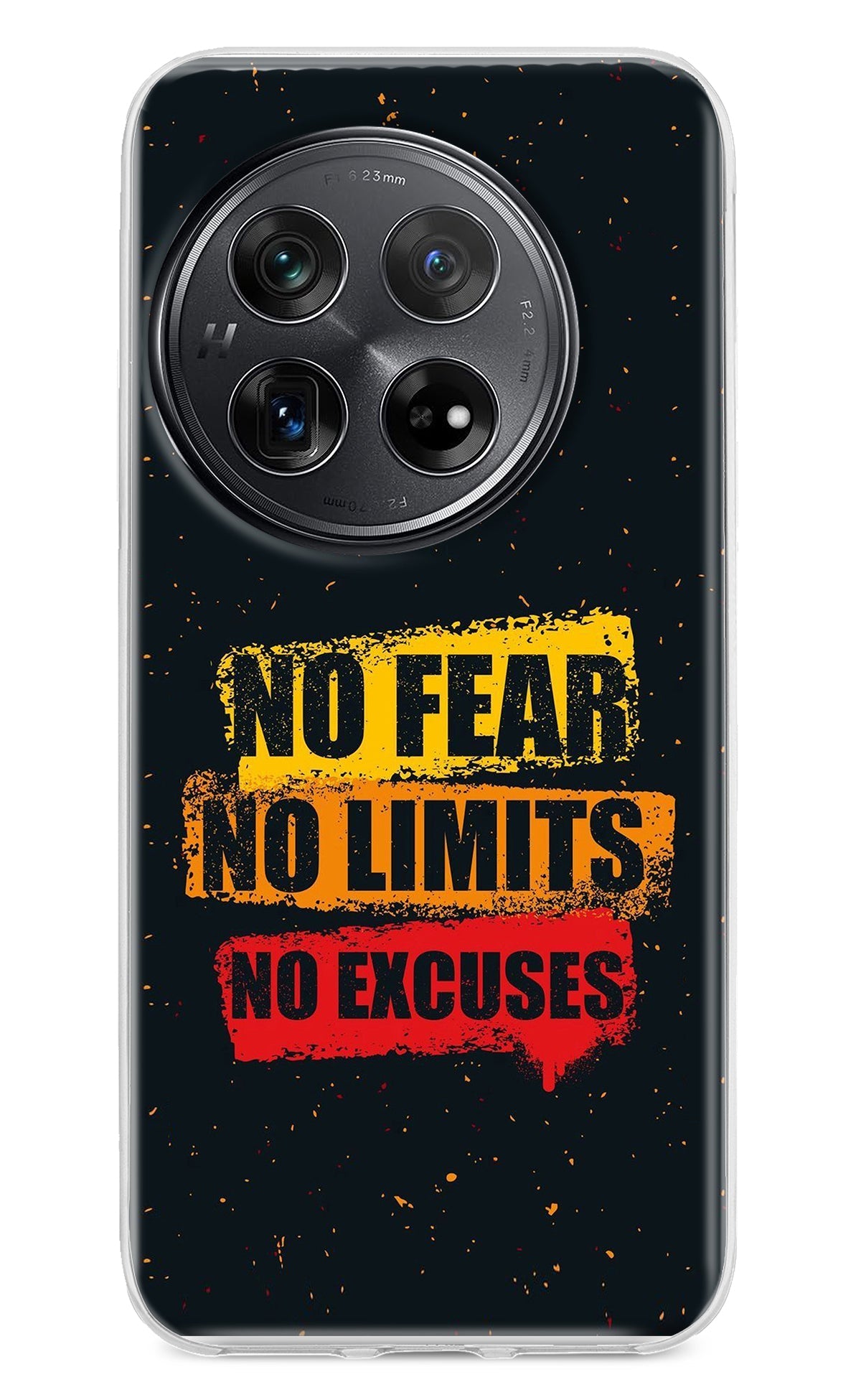 No Fear No Limits No Excuse Oneplus 12 Back Cover