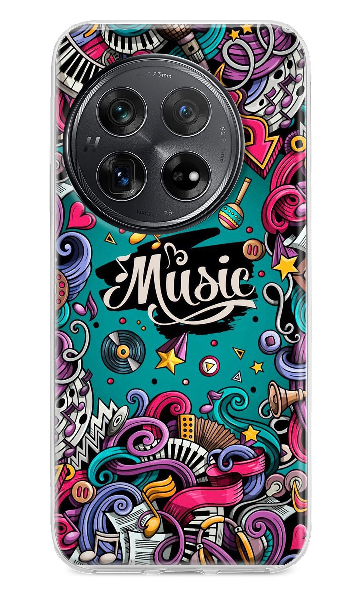 Music Graffiti Oneplus 12 Back Cover