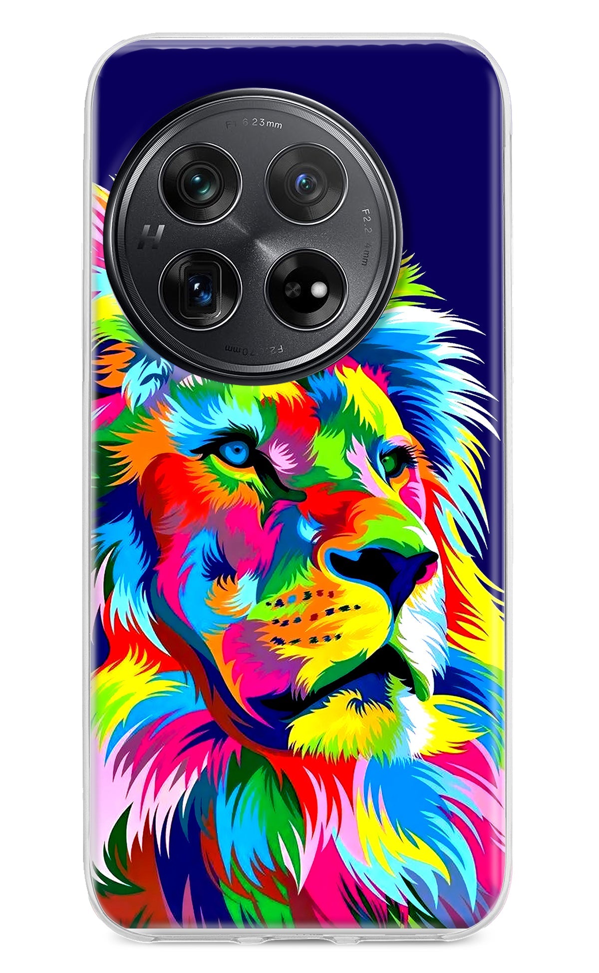 Vector Art Lion Oneplus 12 Back Cover