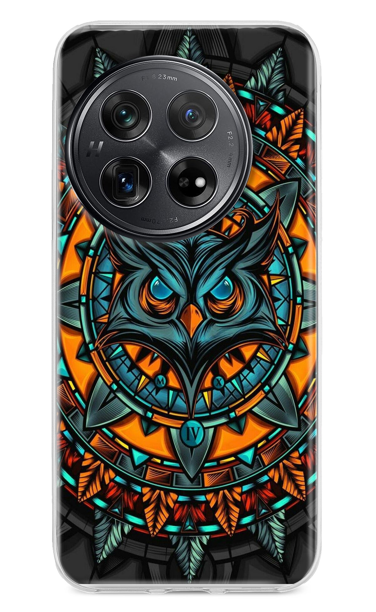 Angry Owl Art Oneplus 12 Back Cover