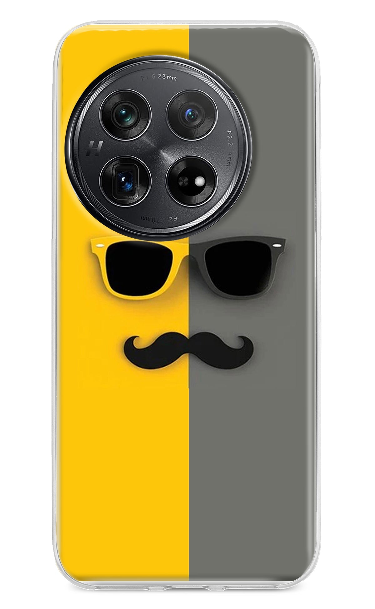 Sunglasses with Mustache Oneplus 12 Back Cover