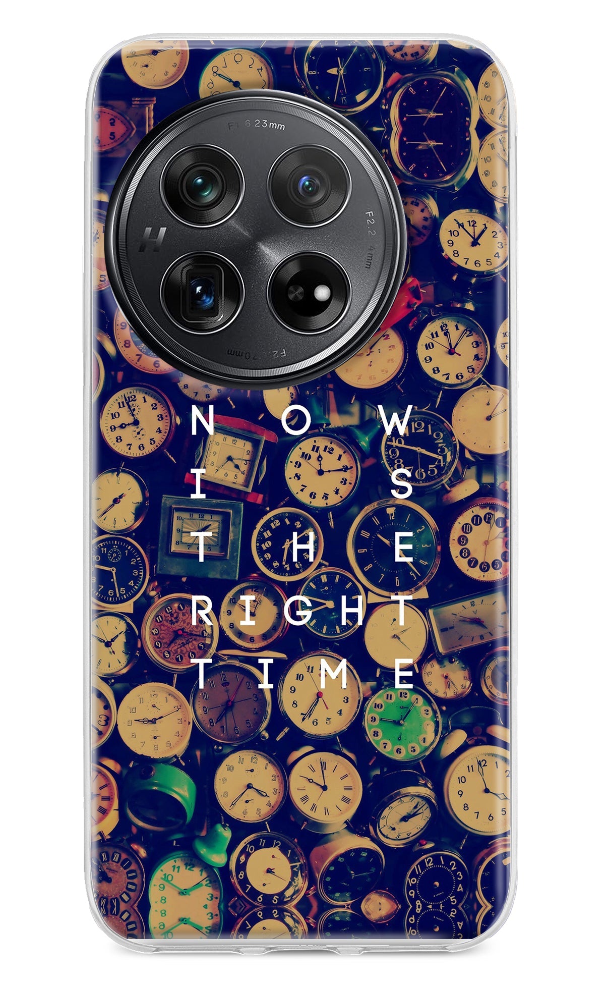 Now is the Right Time Quote Oneplus 12 Back Cover