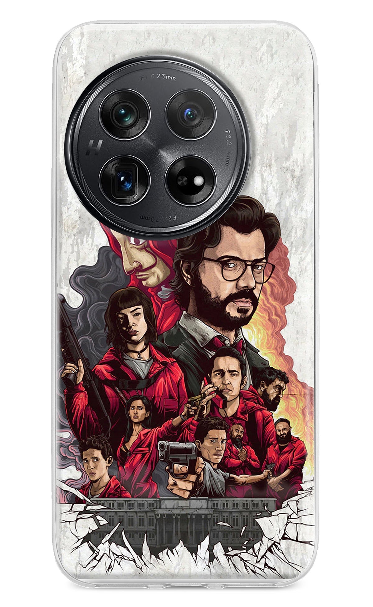 Money Heist Artwork Oneplus 12 Back Cover