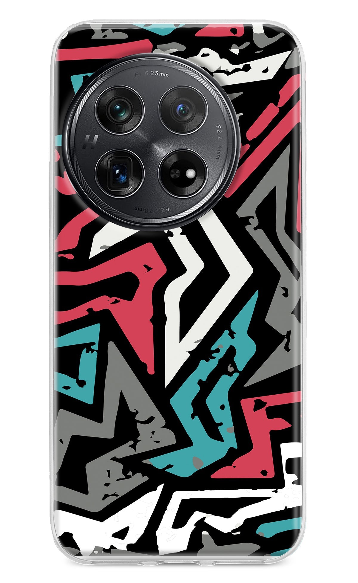 Geometric Graffiti Oneplus 12 Back Cover