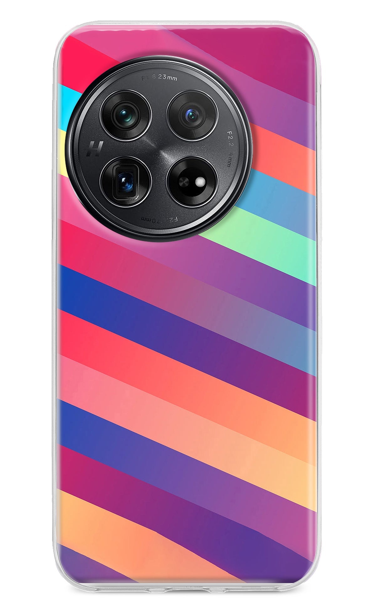 Stripes color Oneplus 12 Back Cover