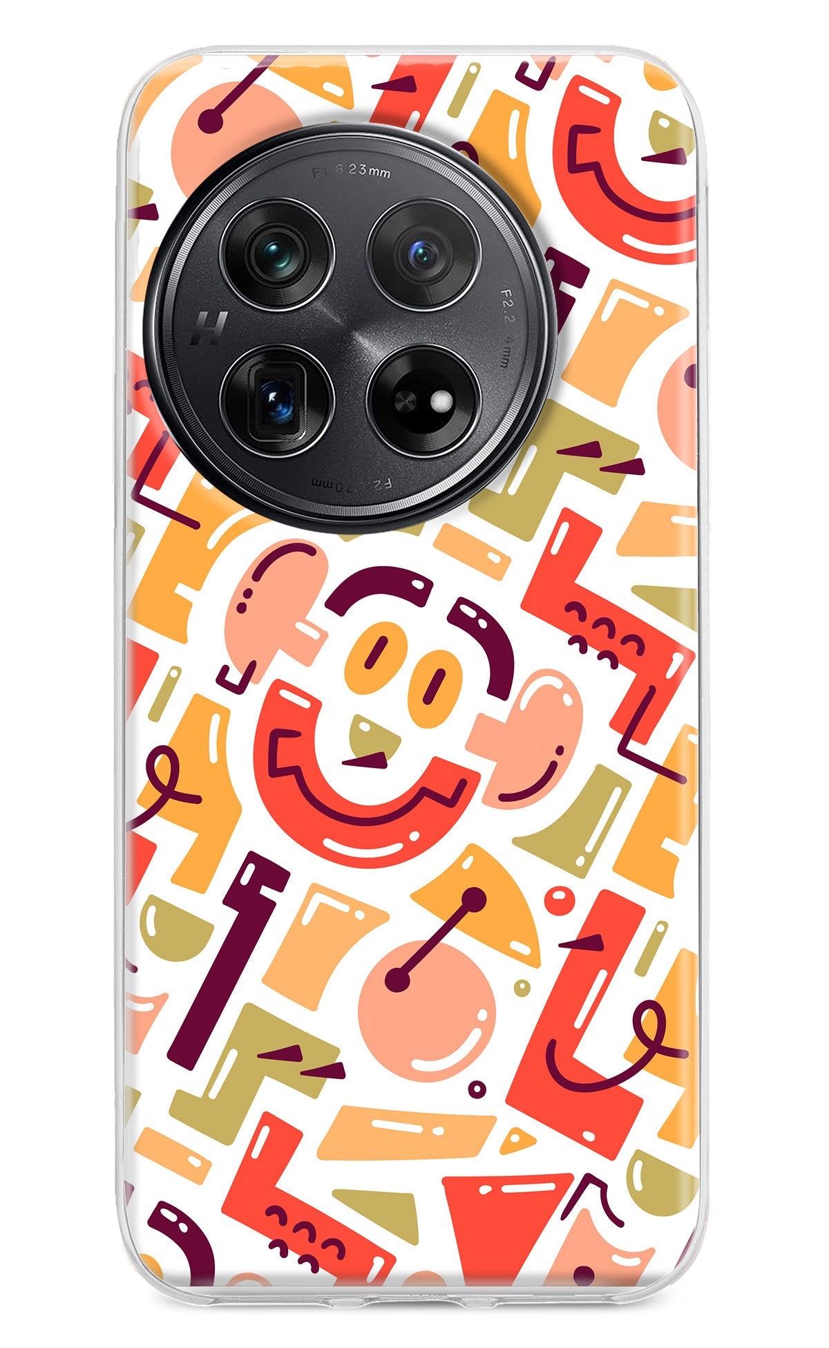 Doodle Pattern Oneplus 12 Back Cover