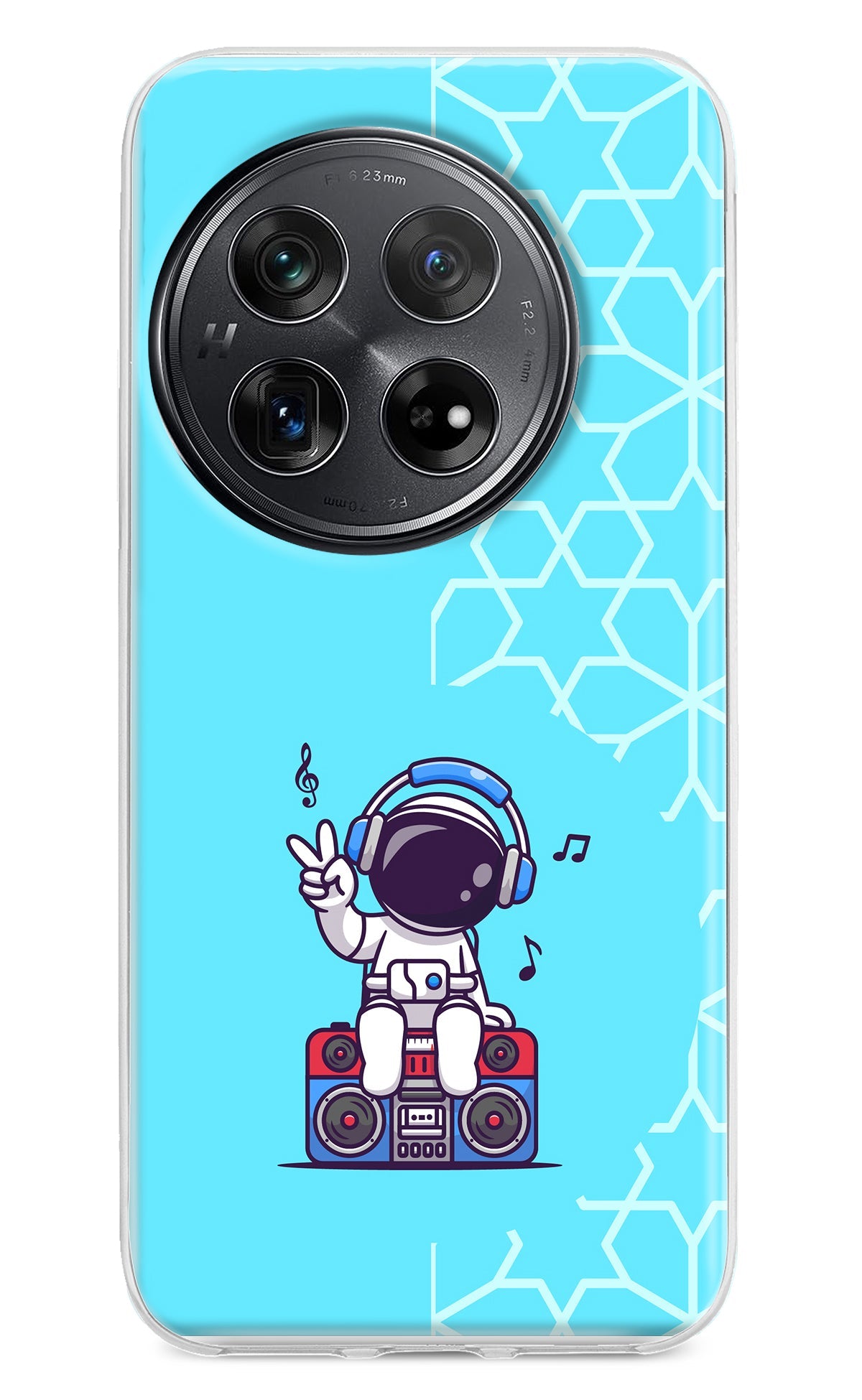 Cute Astronaut Chilling Oneplus 12 Back Cover