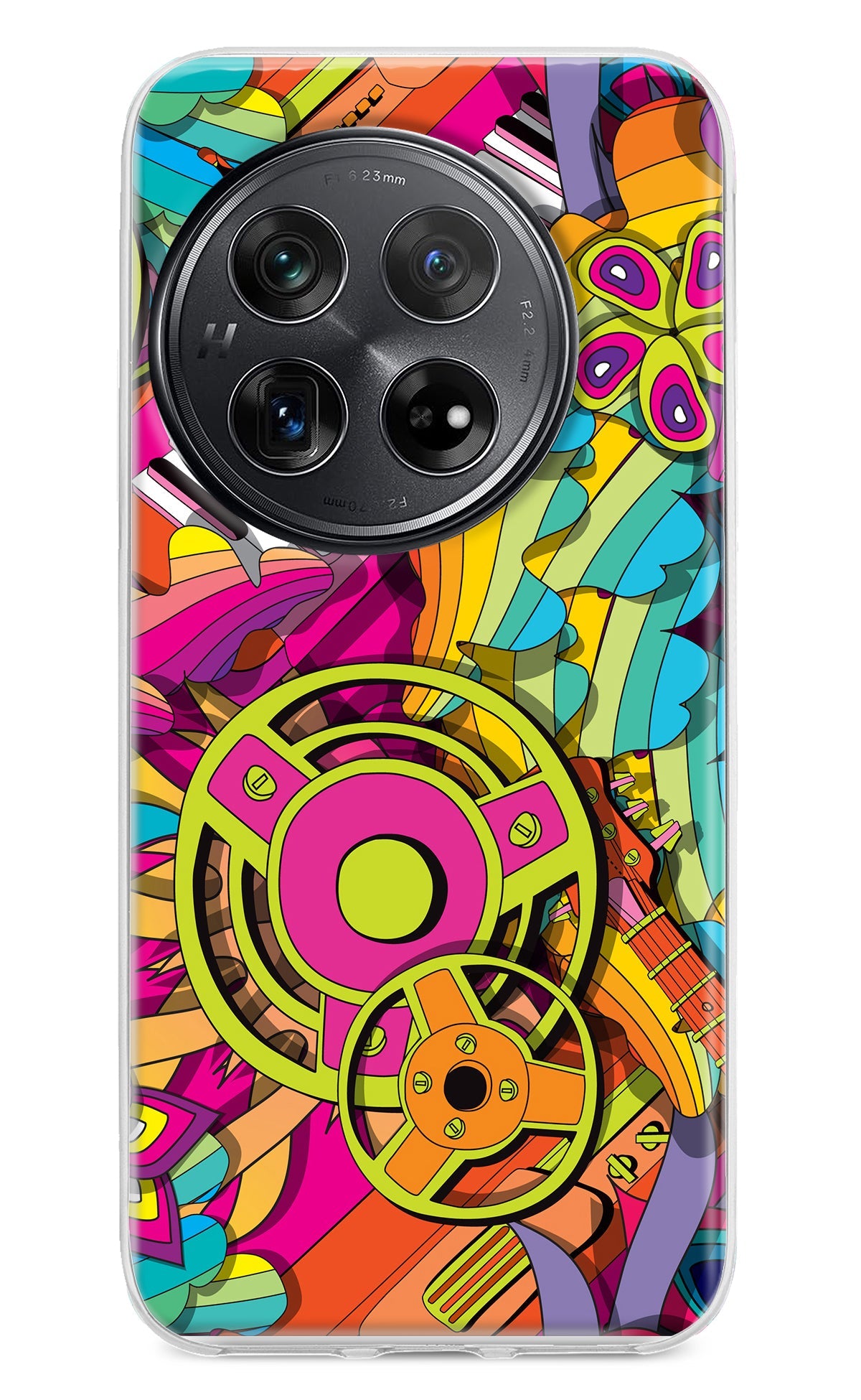 Music Doodle Oneplus 12 Back Cover