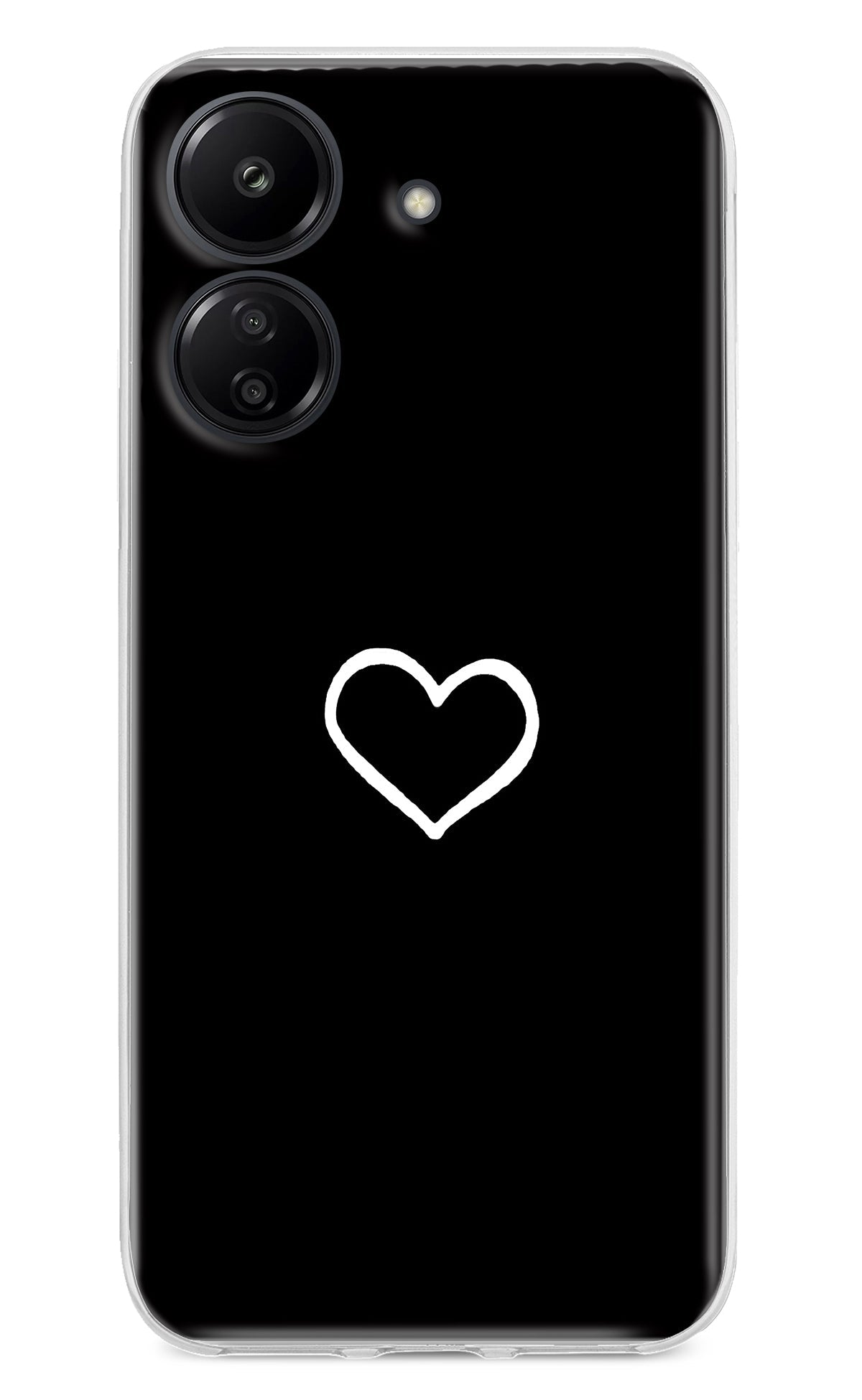 Heart Redmi 13C 4G Back Cover