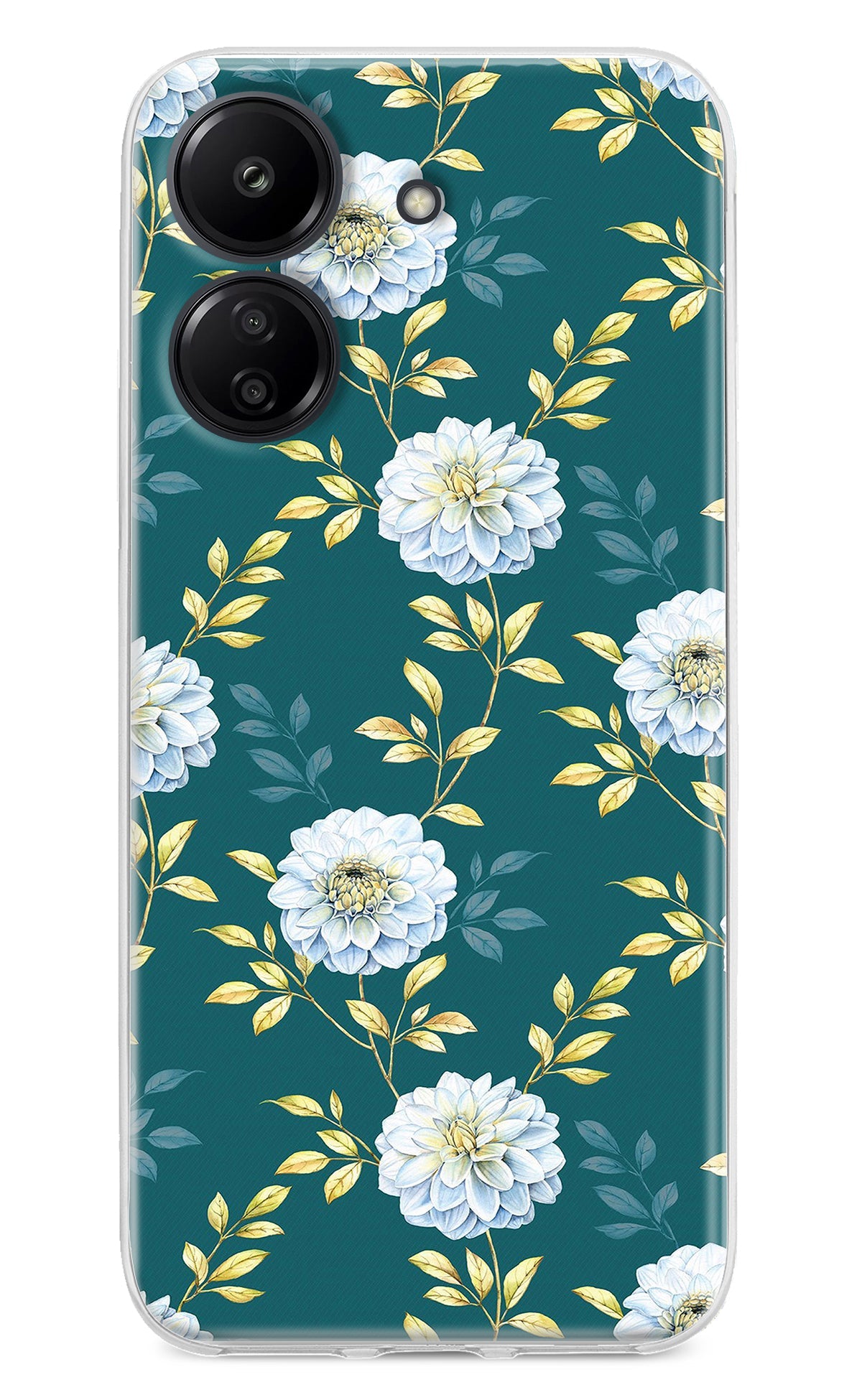 Flowers Redmi 13C 4G Back Cover