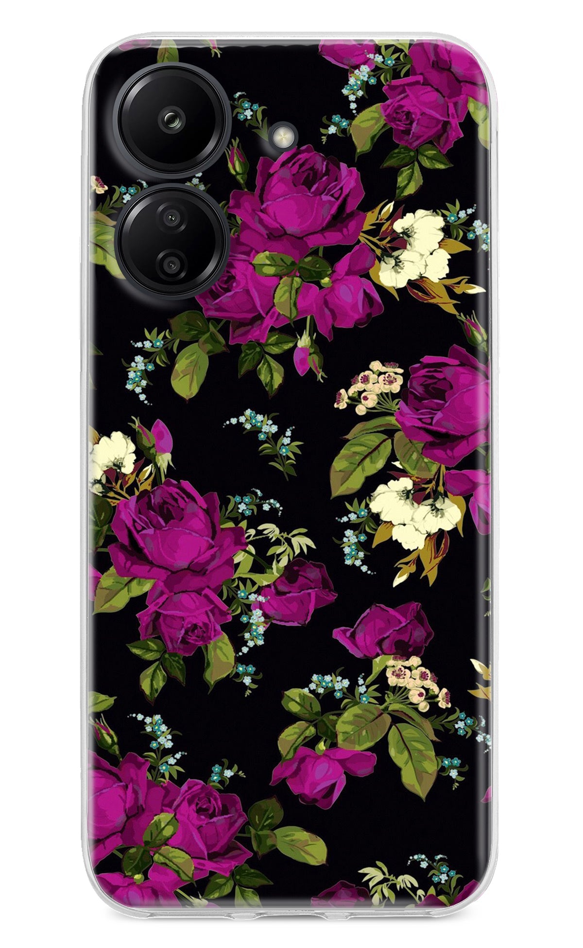 Flowers Redmi 13C 4G Back Cover