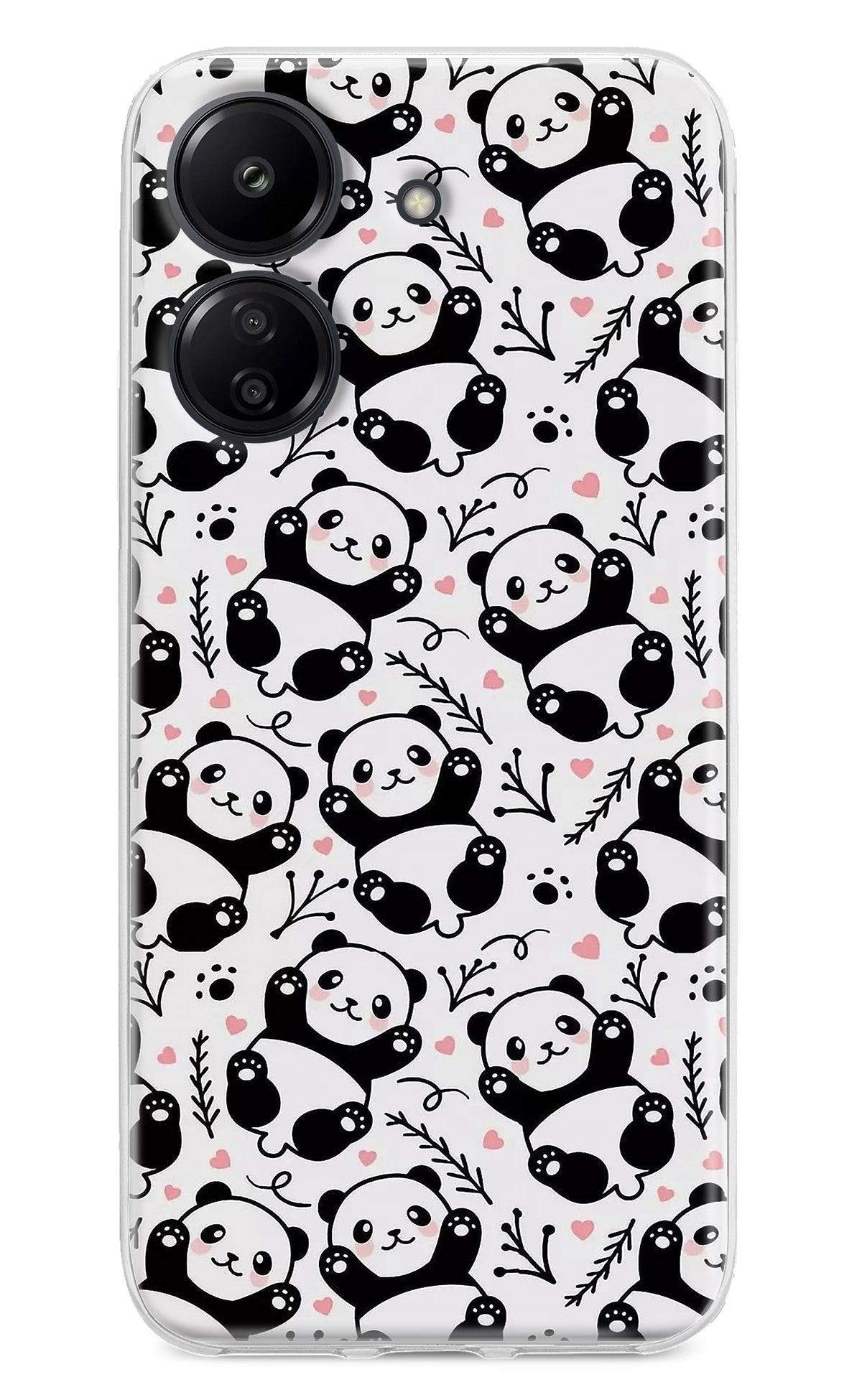 Cute Panda Redmi 13C 4G Back Cover