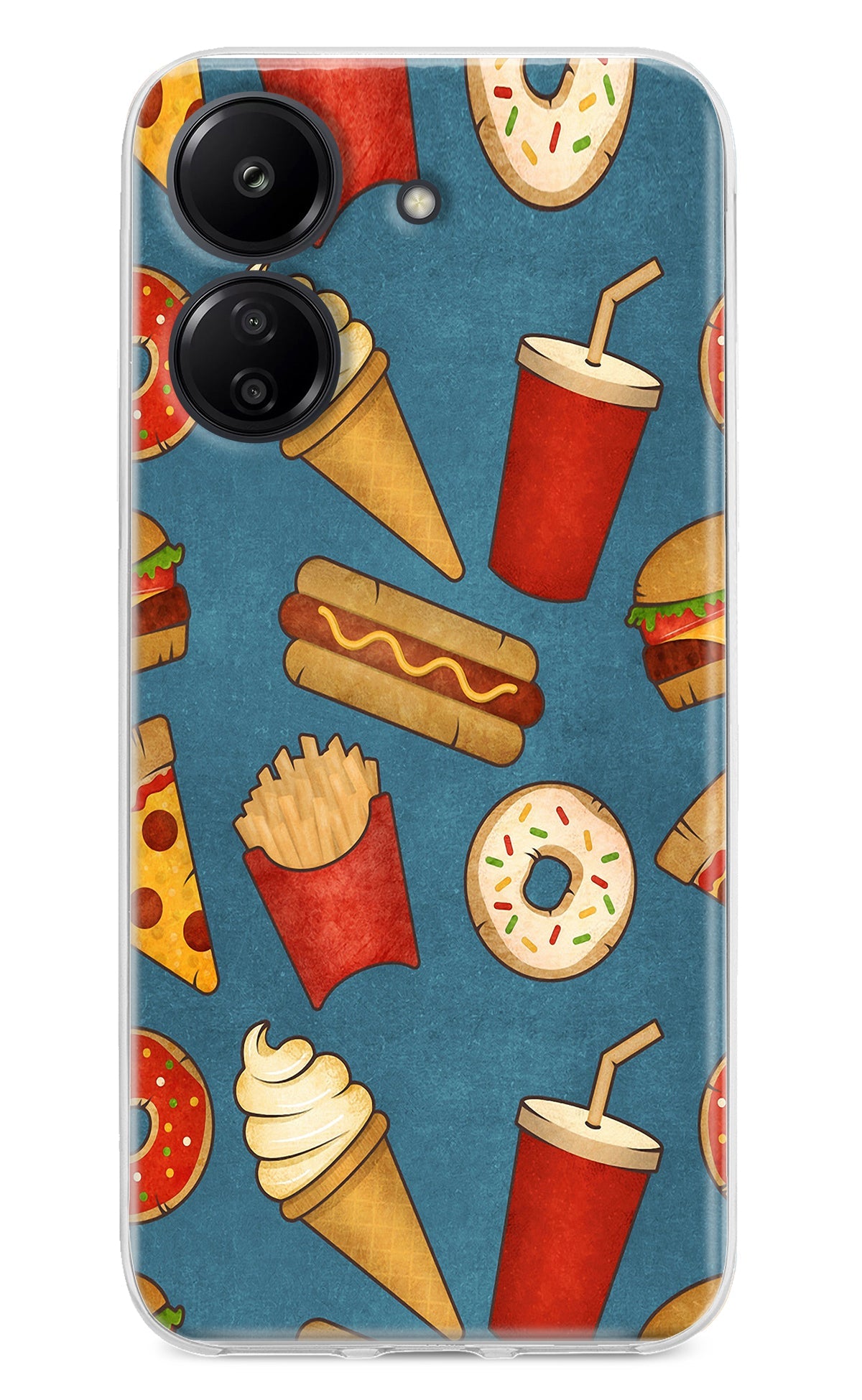 Foodie Redmi 13C 4G Back Cover