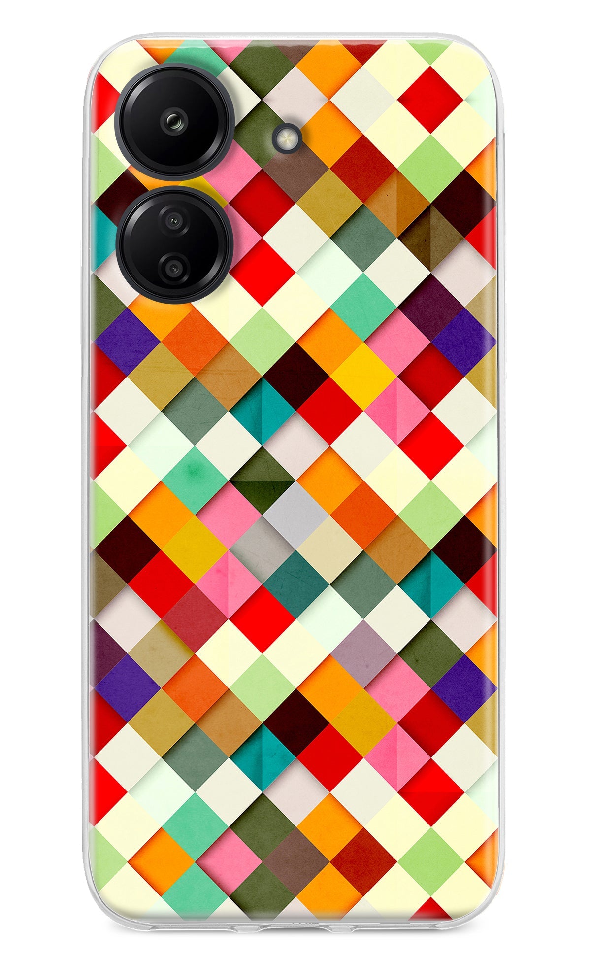 Geometric Abstract Colorful Redmi 13C 4G Back Cover