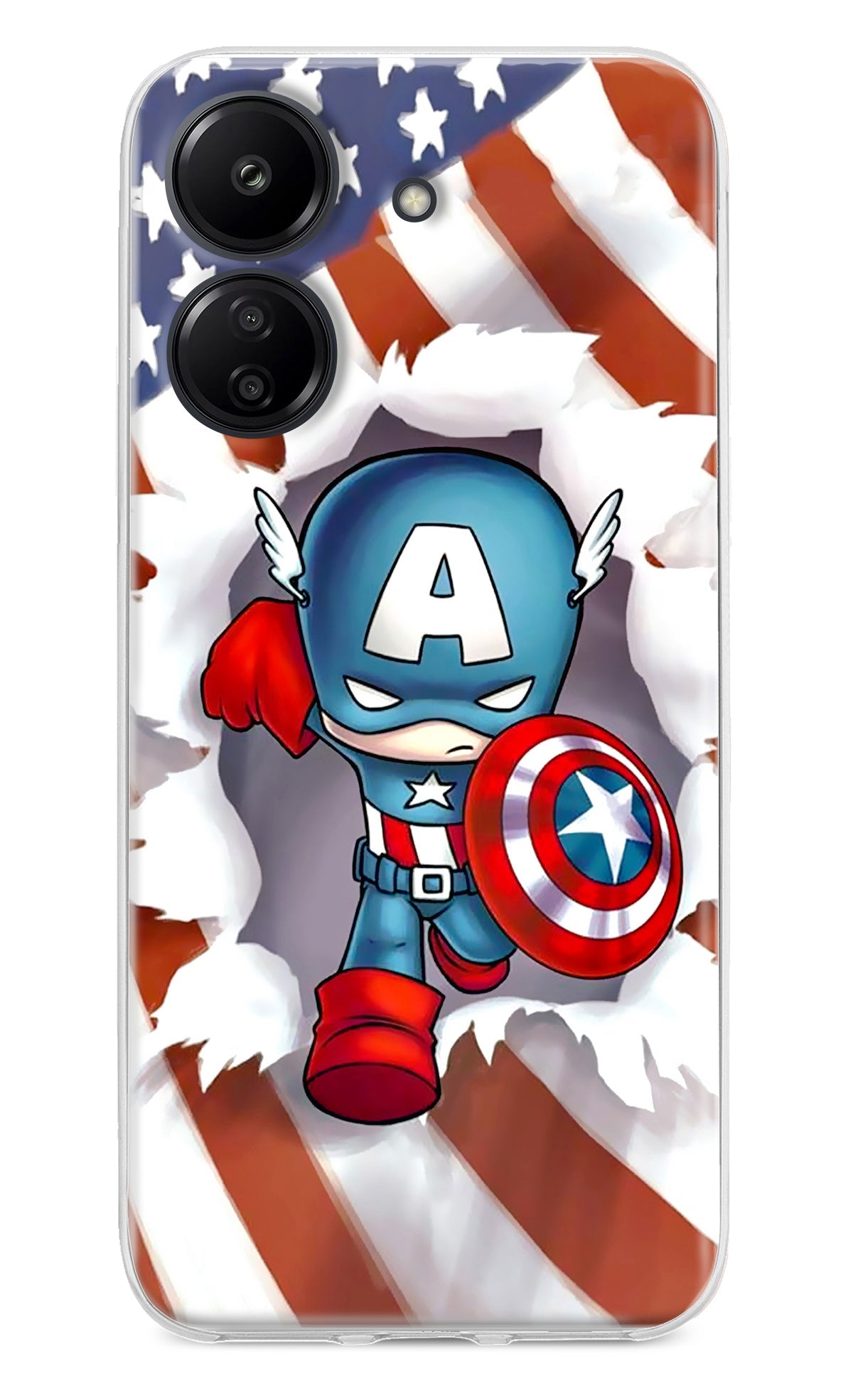 Captain America Redmi 13C 4G Back Cover