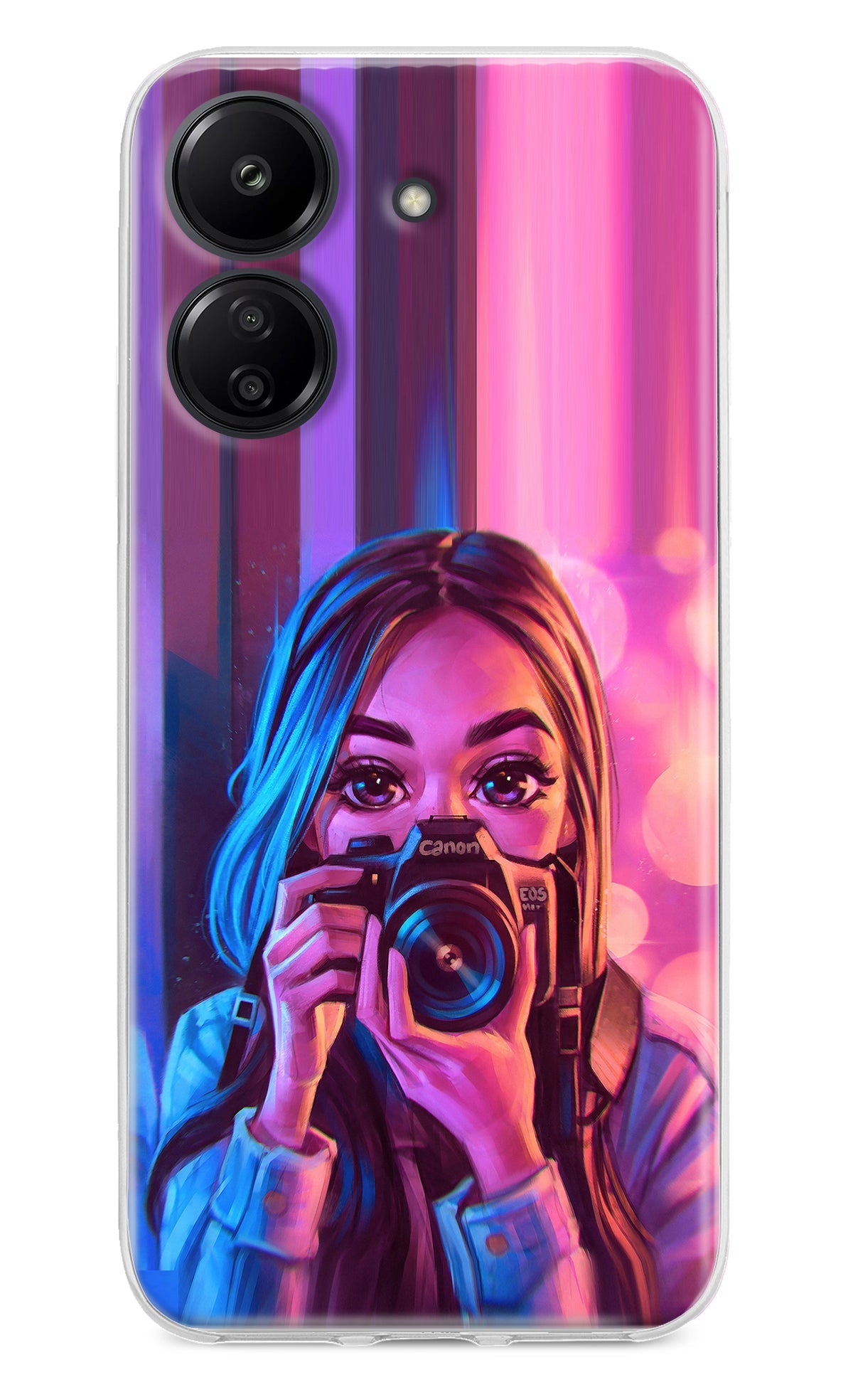 Girl Photographer Redmi 13C 4G Back Cover