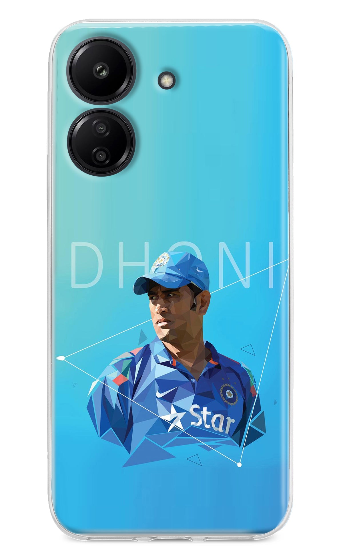 Dhoni Artwork Redmi 13C 4G Back Cover