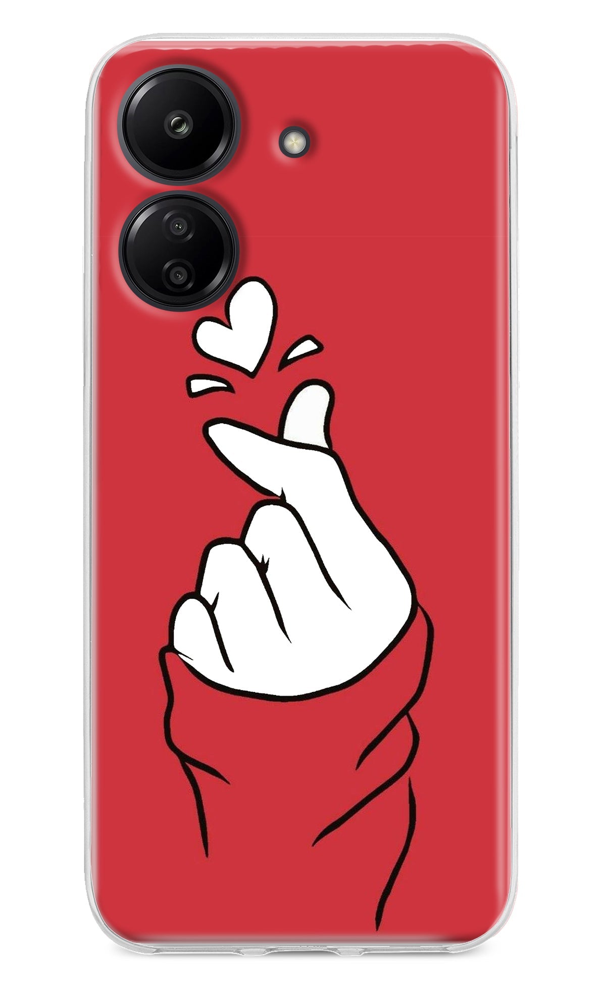 Korean Love Sign Redmi 13C 4G Back Cover