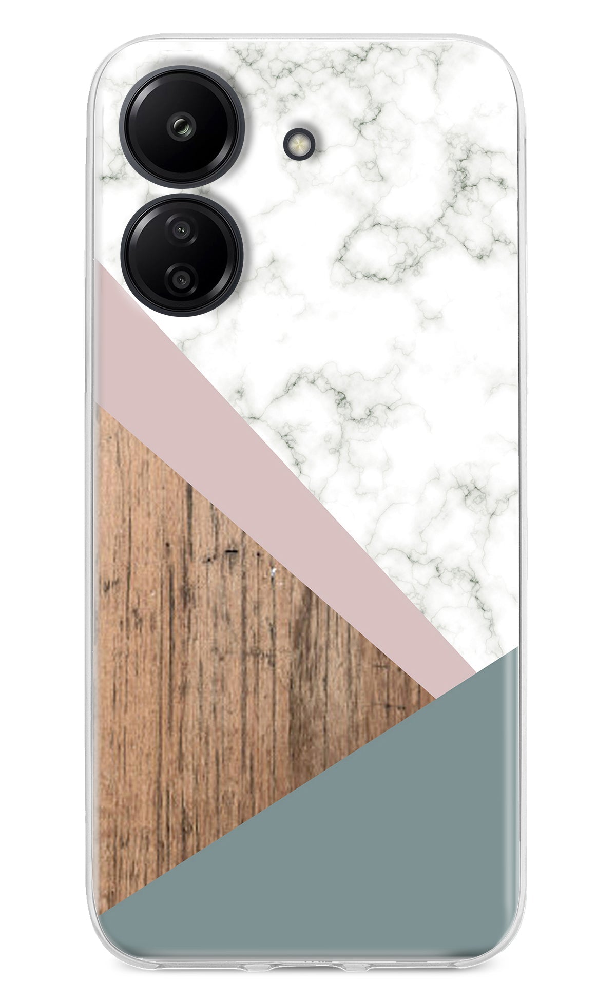 Marble wood Abstract Redmi 13C 4G Back Cover