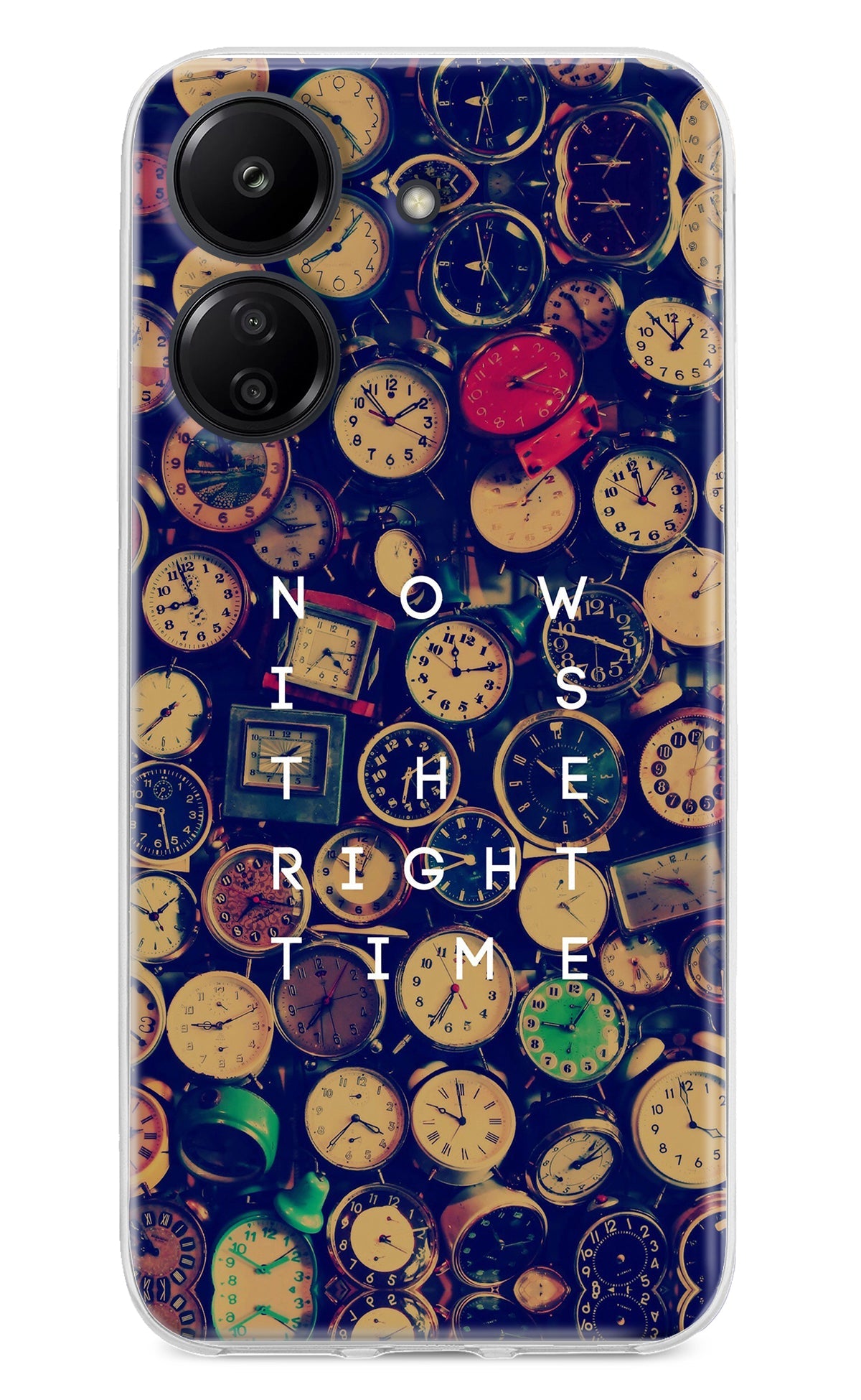 Now is the Right Time Quote Redmi 13C 4G Back Cover