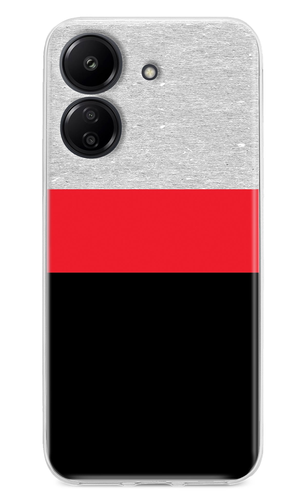 Tri Color Pattern Redmi 13C 4G Back Cover