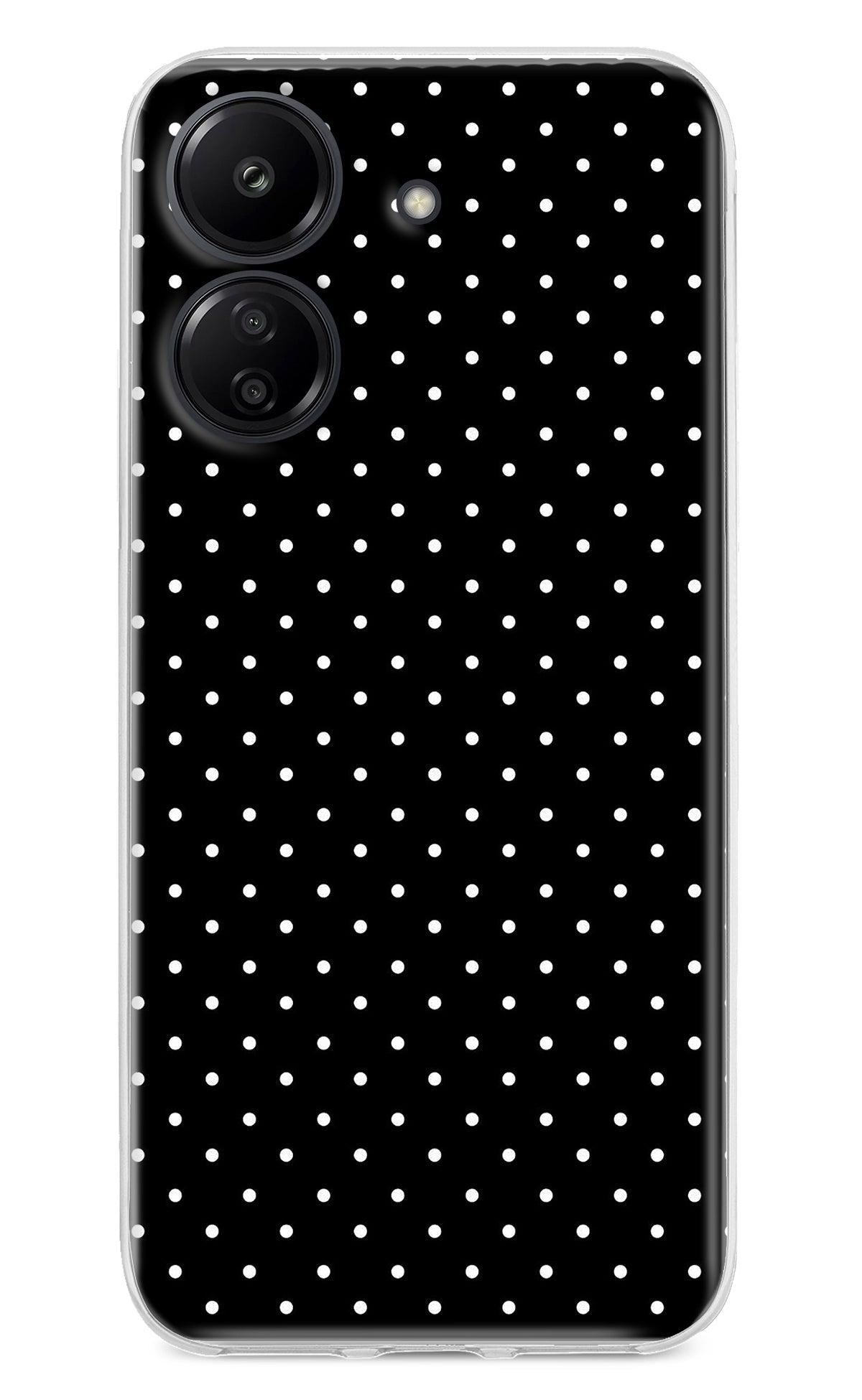 White Dots Redmi 13C 4G Back Cover